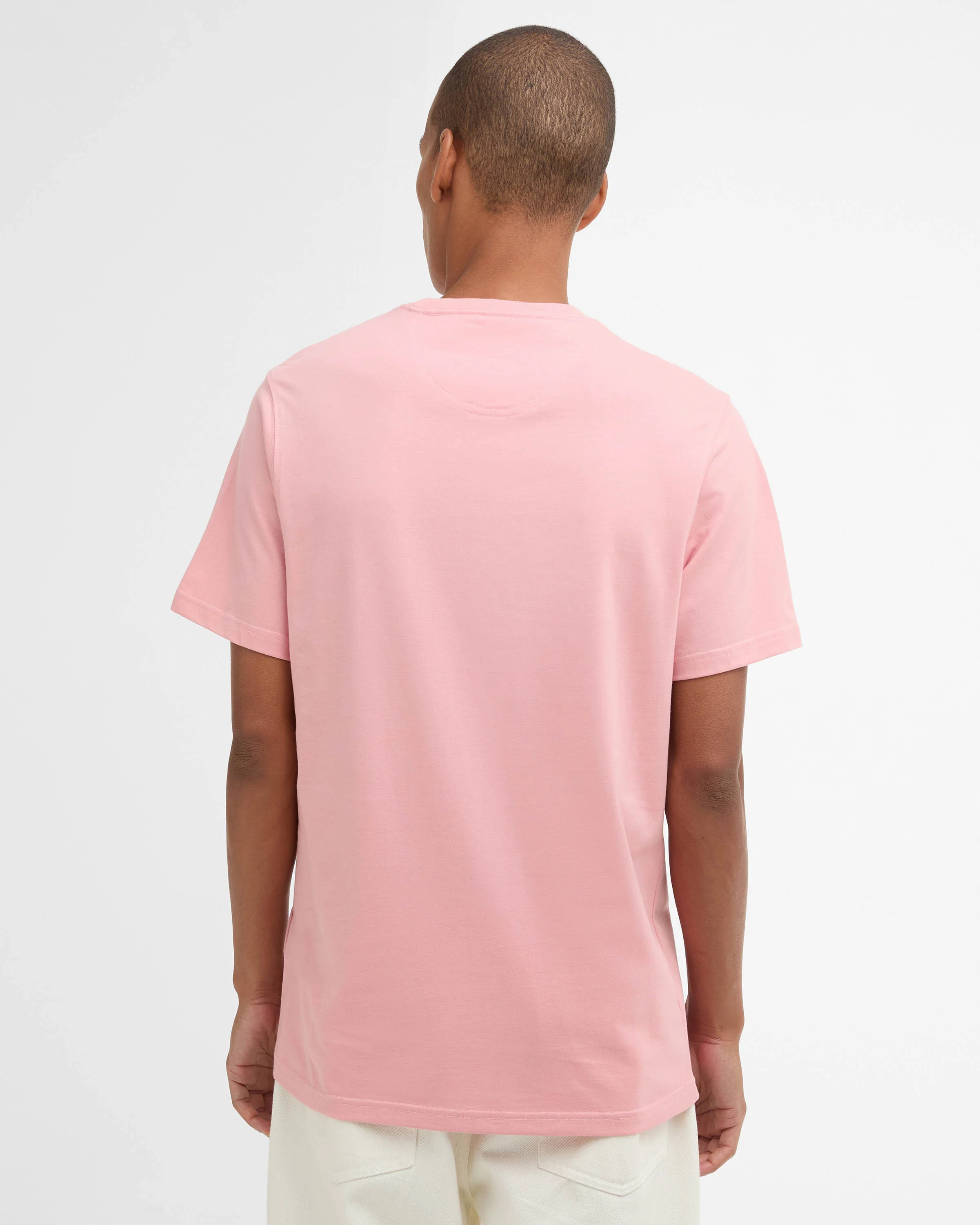 Barbour Sports Mens T-Shirt - Mineral Pink - Image 4