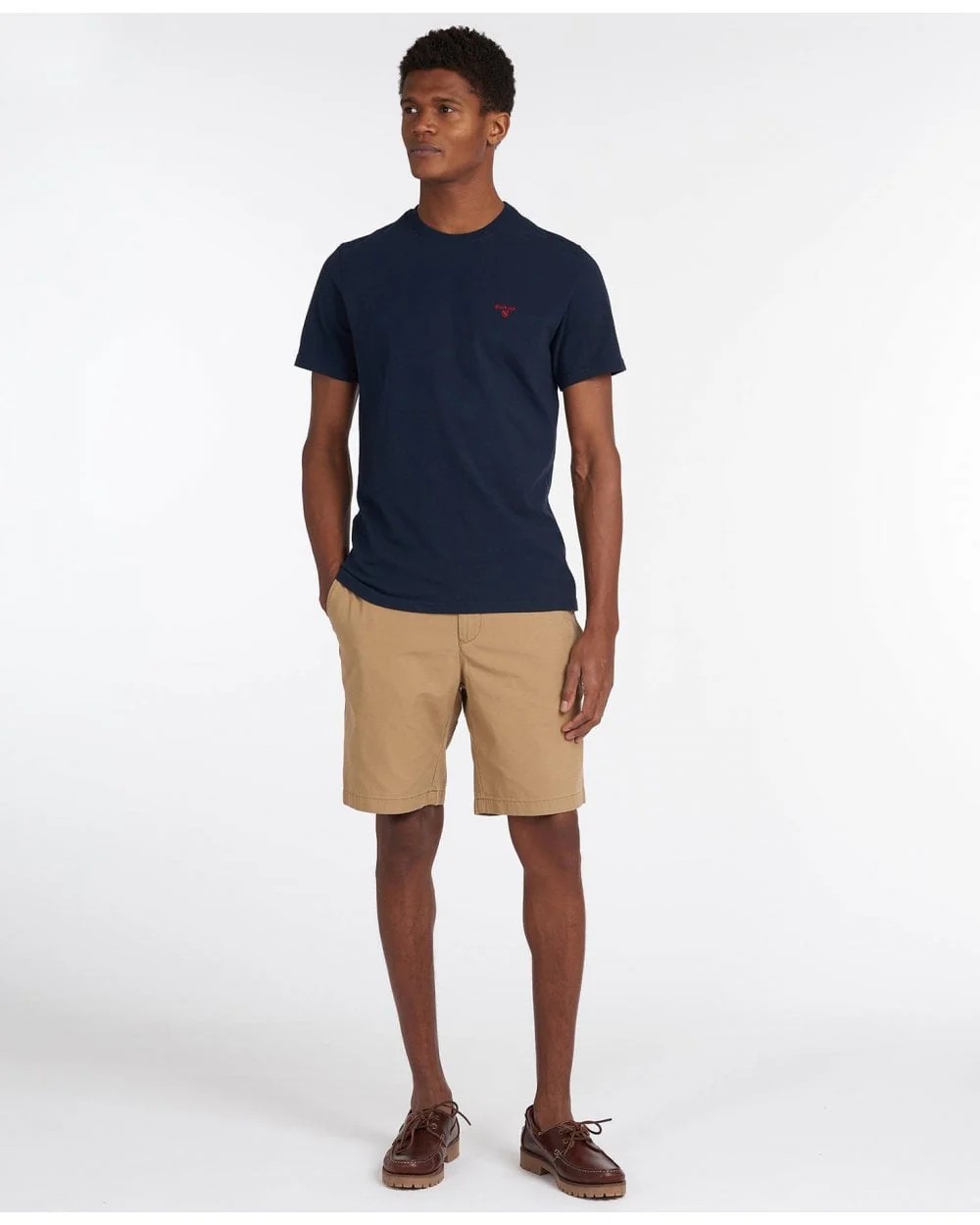 Barbour Sports Mens T-Shirt - Navy - Image 3