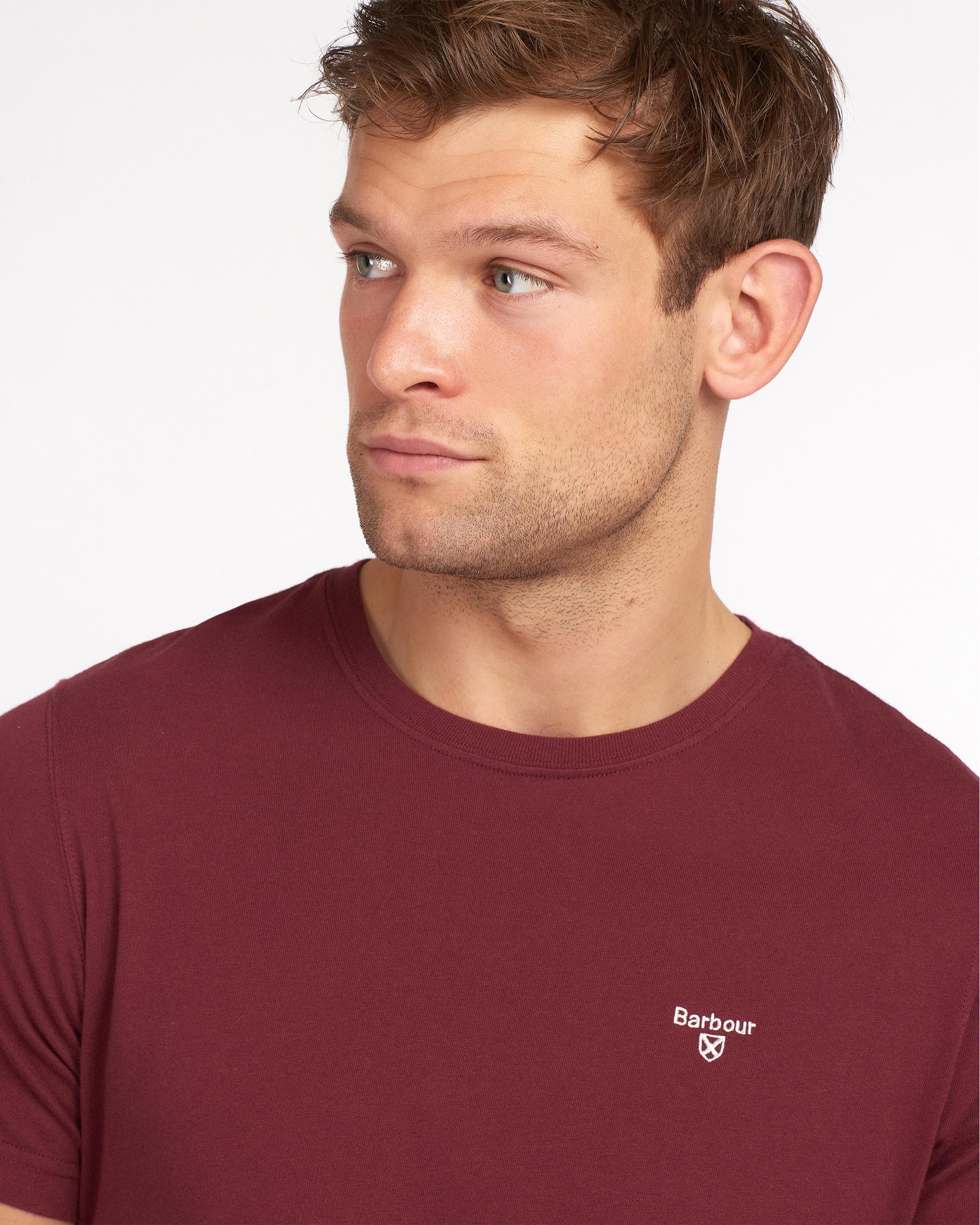 Barbour Sports Mens T-Shirt - Ruby - Image 2