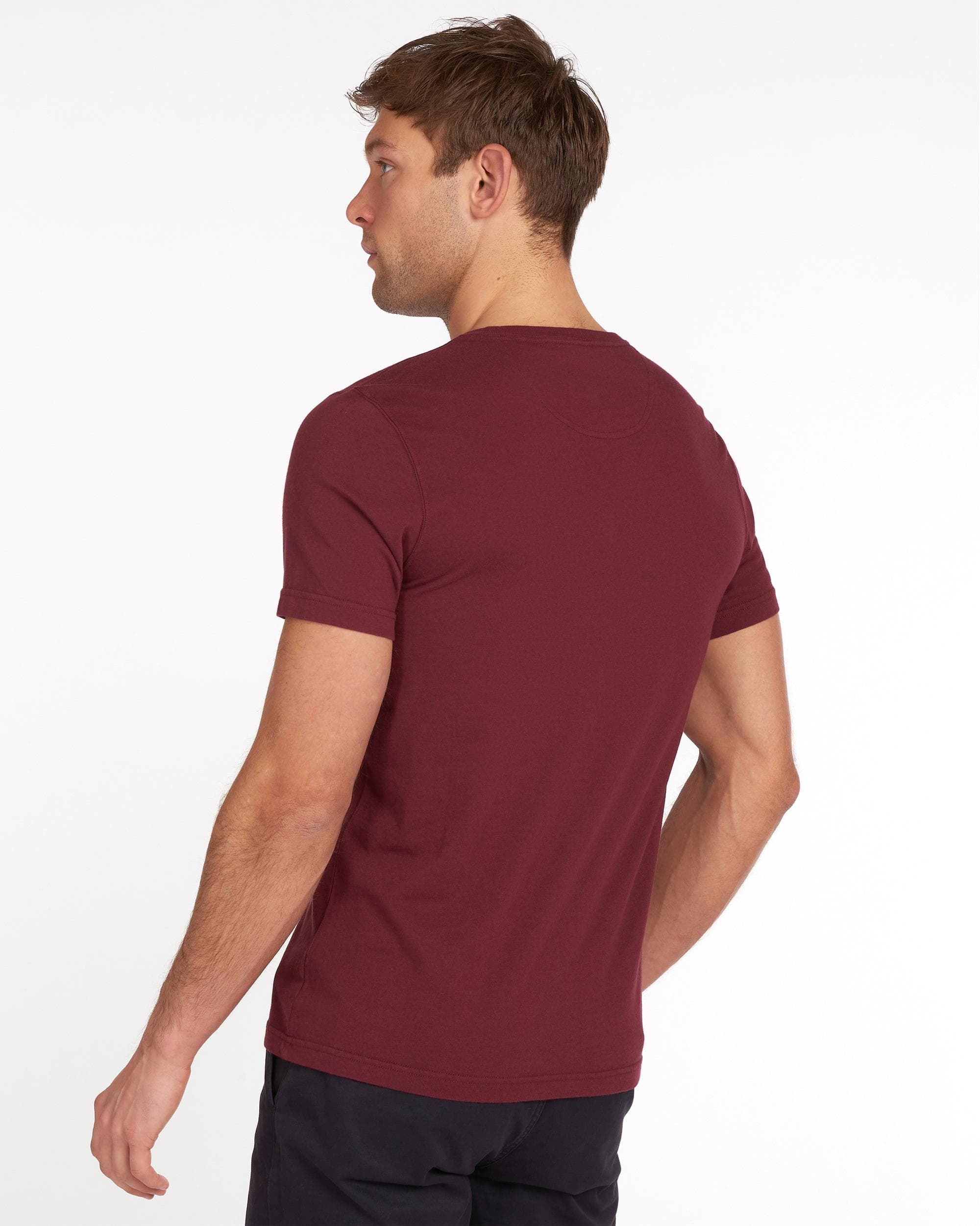 Barbour Sports Mens T-Shirt - Ruby - Image 4