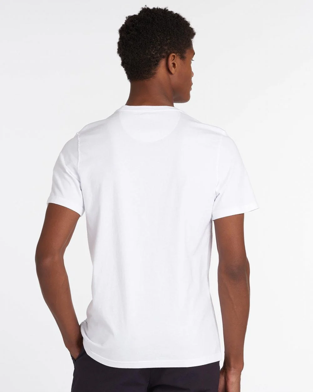 Barbour Sports Mens T-Shirt - White - Image 4