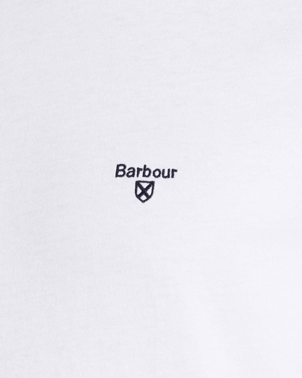 Barbour Sports Mens T-Shirt - White - Image 5