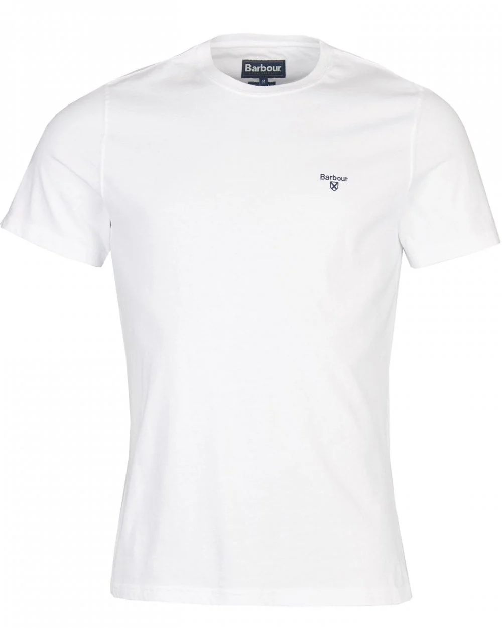 Barbour Sports Mens T-Shirt - White - Image 7
