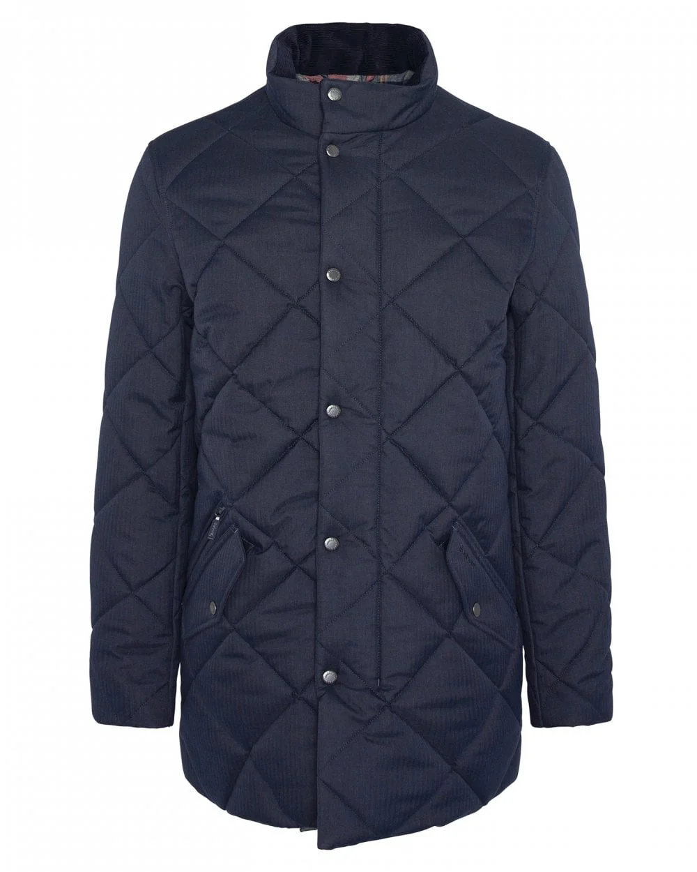 Barbour Stanford Chelsea Mens Long Quilted Jacket - Image 3