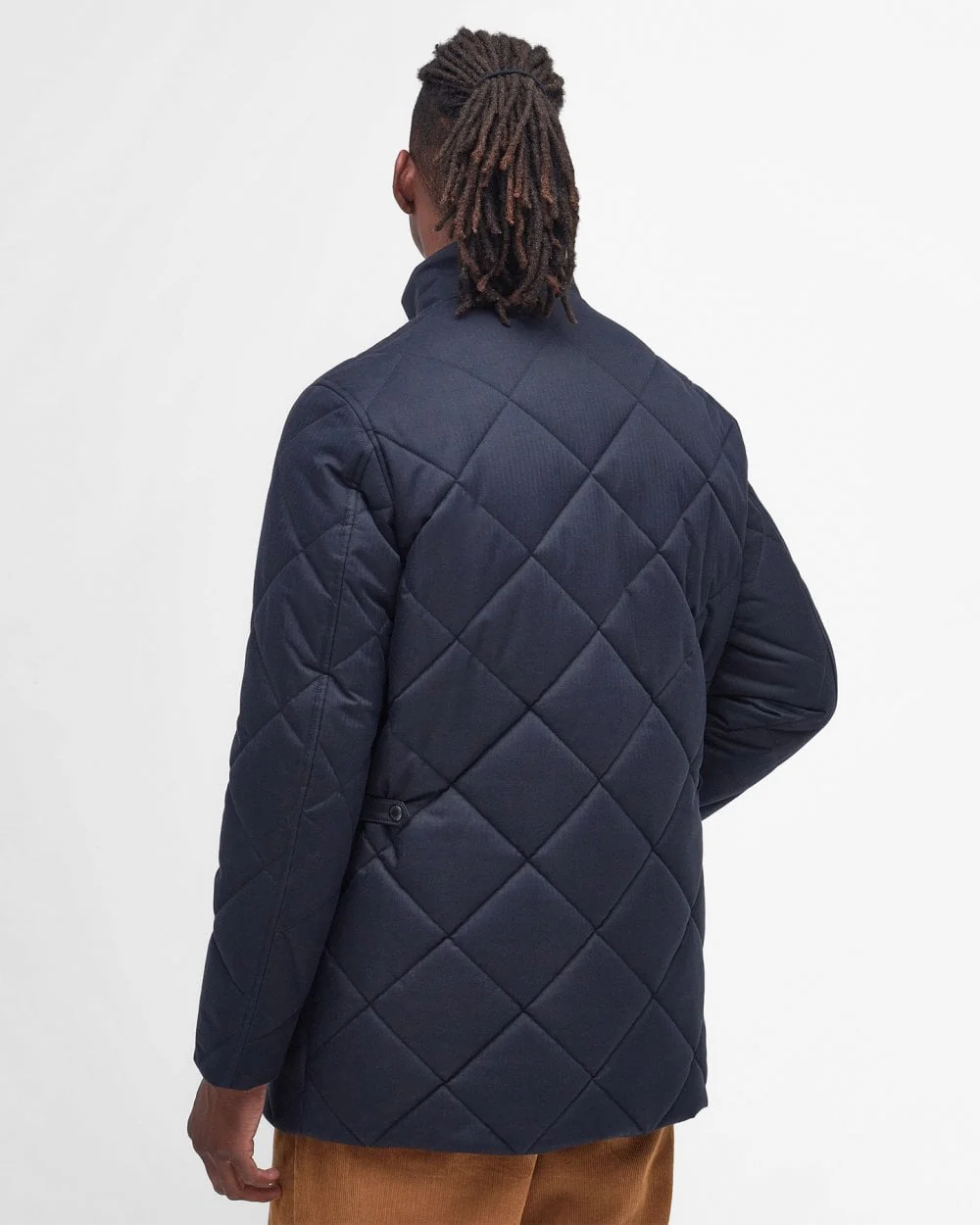 Barbour Stanford Chelsea Mens Long Quilted Jacket - Image 5
