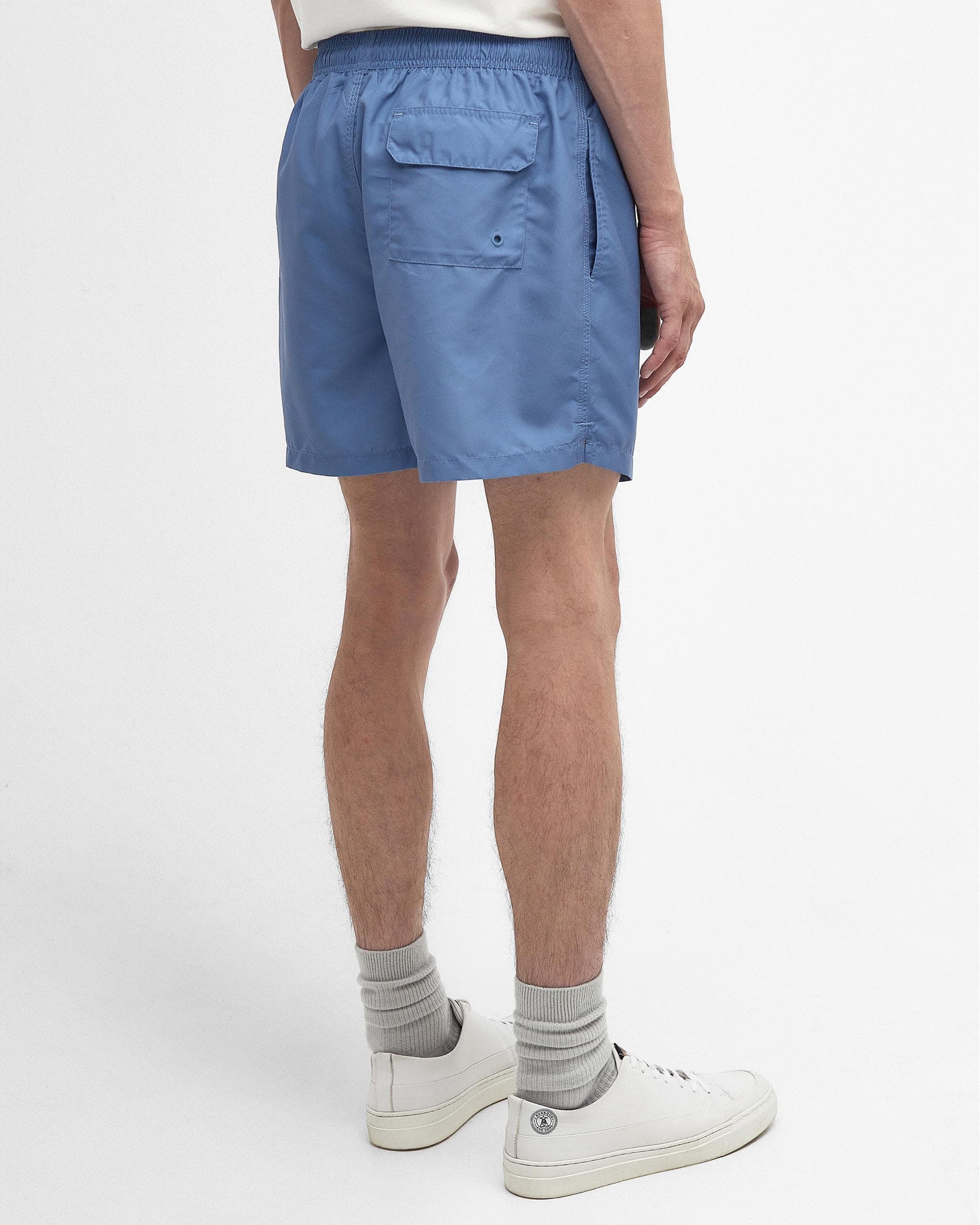 Barbour Staple Logo Mens 5 Swim Shorts - Force Blue - Image 4