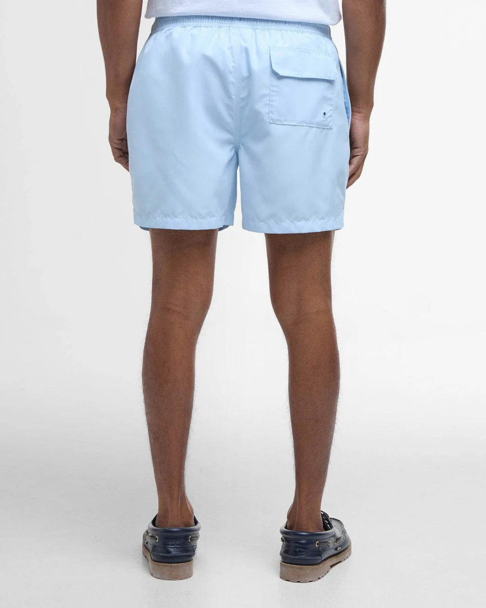 Barbour Staple Logo Mens 5 Swim Shorts - Ocean Sky - Image 4