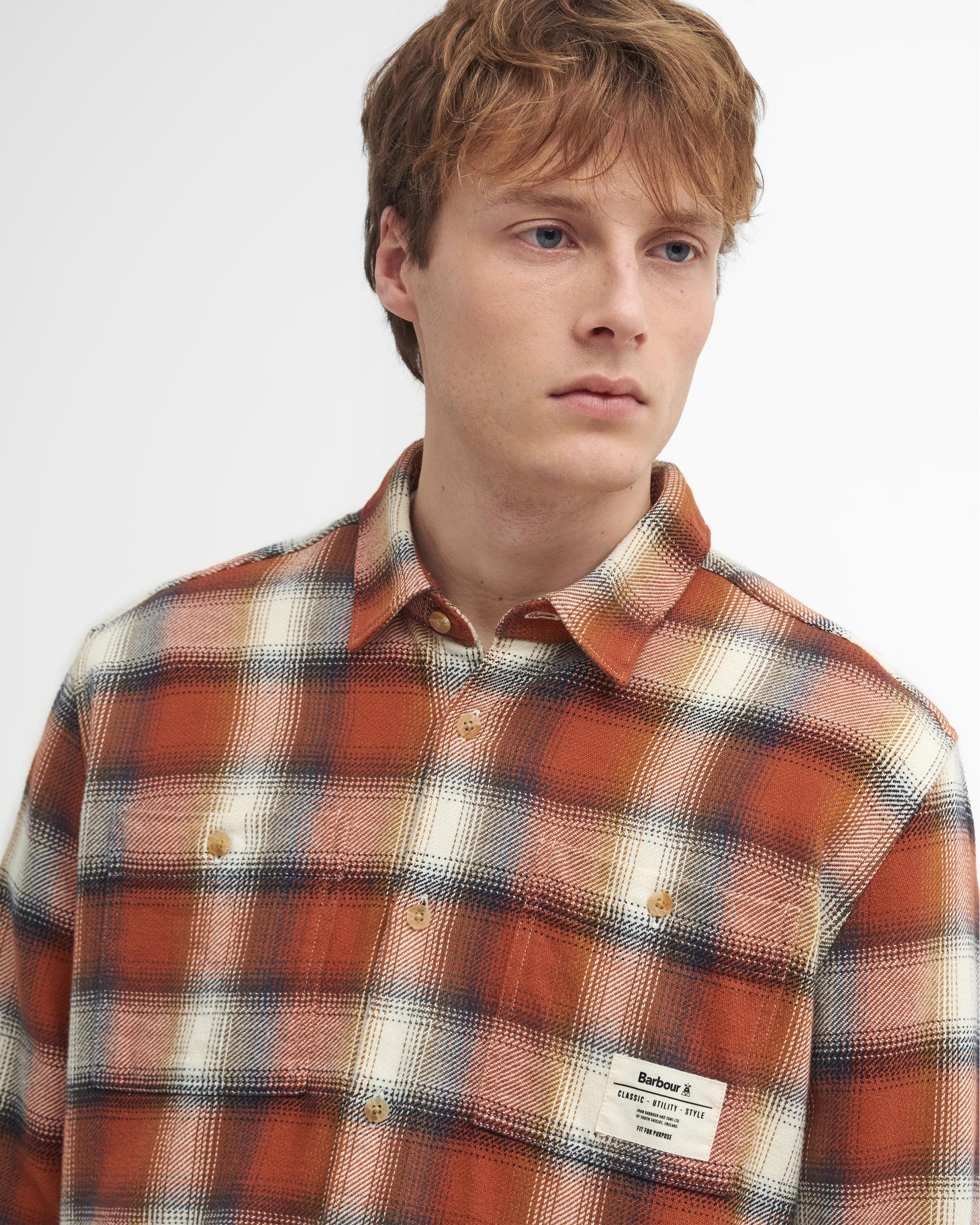 Barbour Stonebank Mens Relaxed Long Sleeve Checked Shirt - Image 2