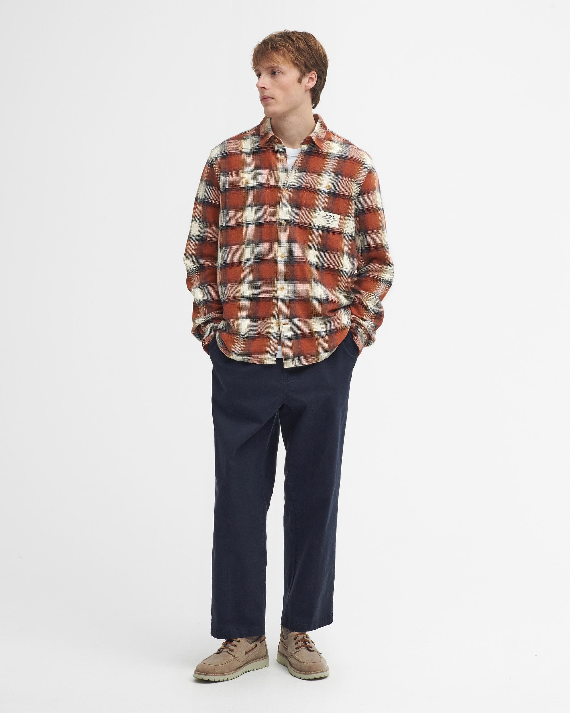 Barbour Stonebank Mens Relaxed Long Sleeve Checked Shirt - Image 3