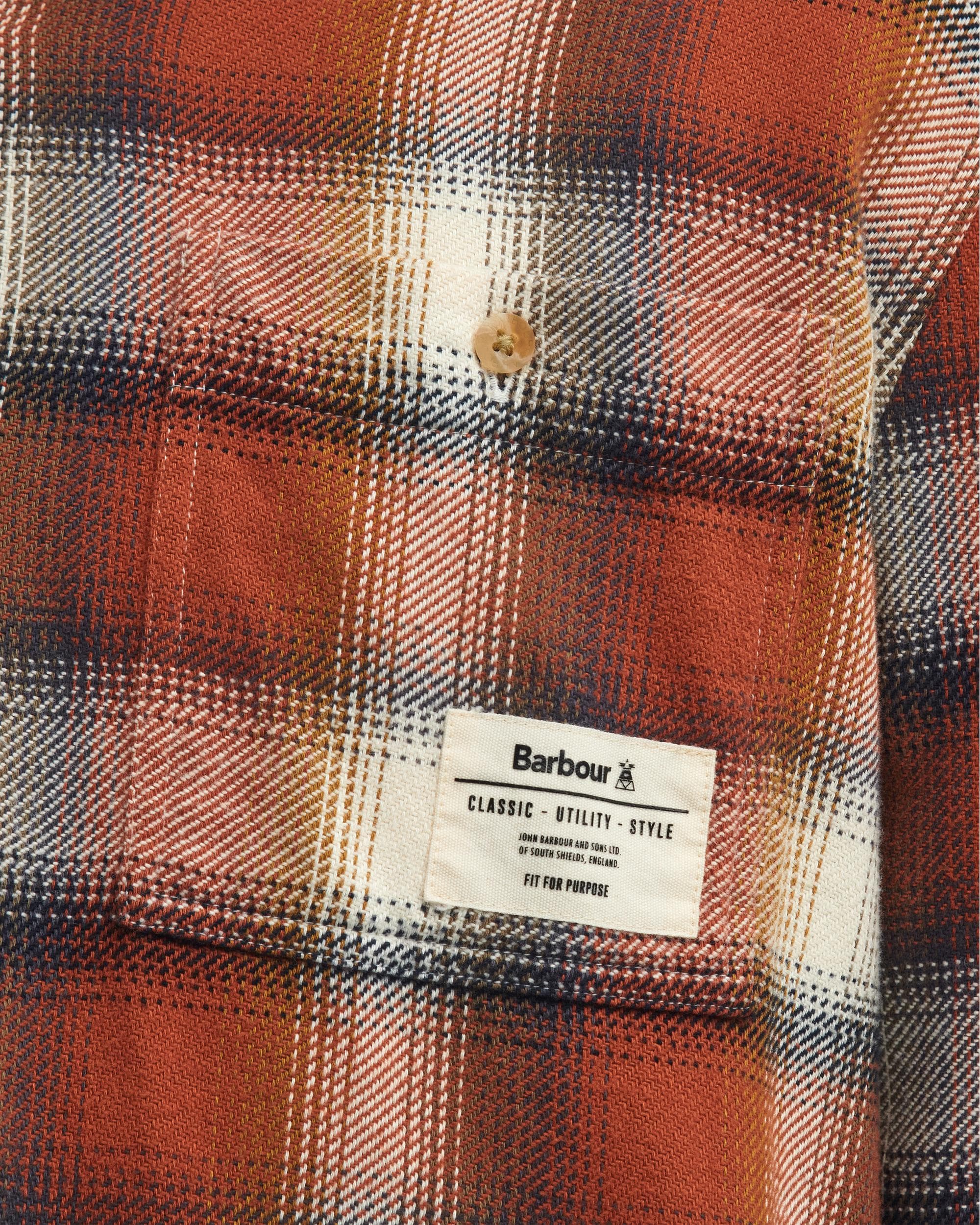 Barbour Stonebank Mens Relaxed Long Sleeve Checked Shirt - Image 5