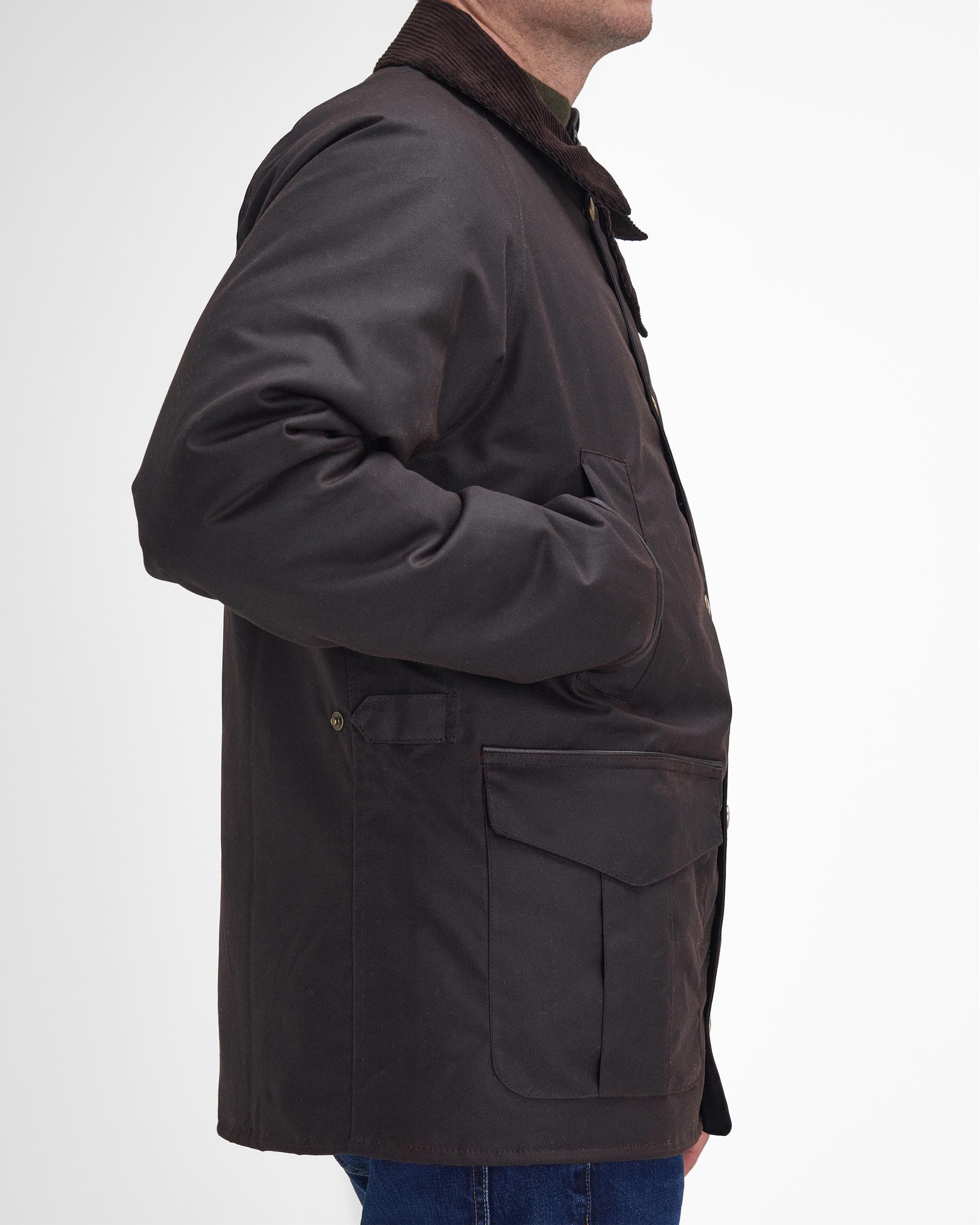 Barbour Stratford Tattersall Mens Wax Jacket - Image 3