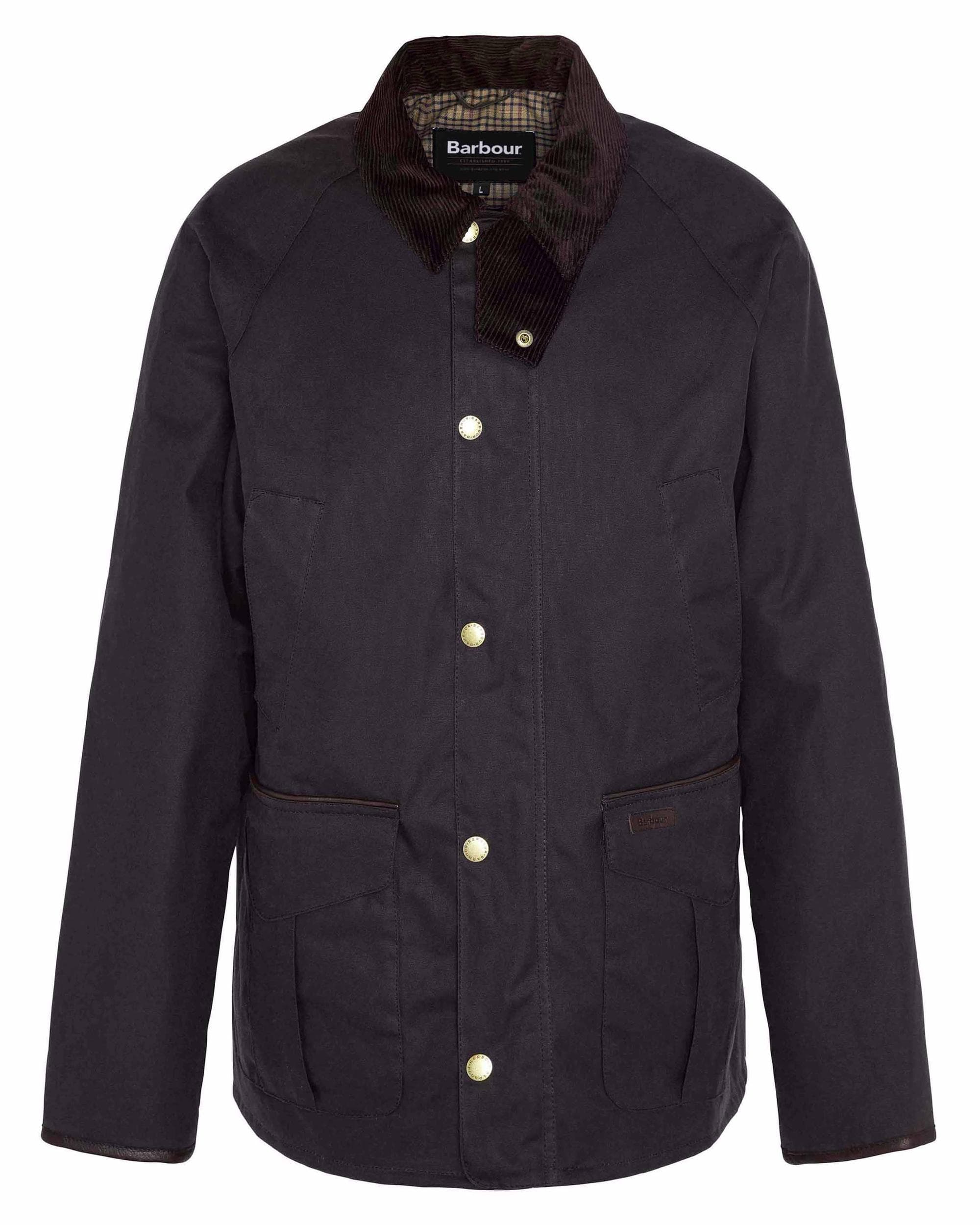 Barbour Stratford Tattersall Mens Wax Jacket - Image 9
