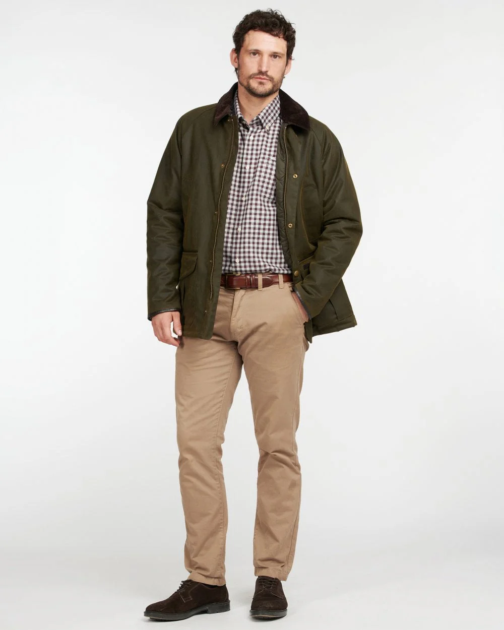 Barbour Stratford Wax Mens Jacket - Image 4