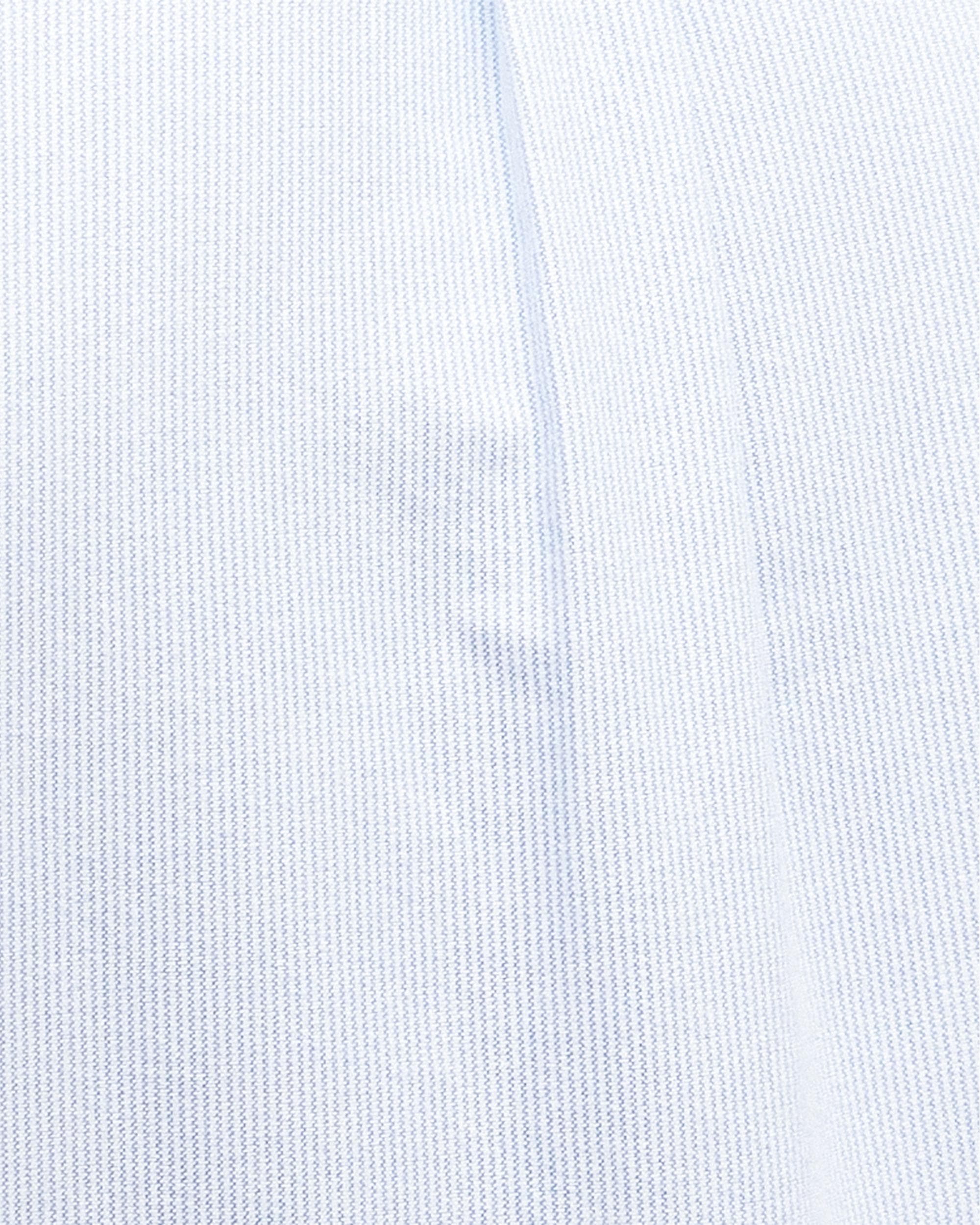Barbour Striped Oxtown Mens Tailored Shirt - Sky Blue - Image 6