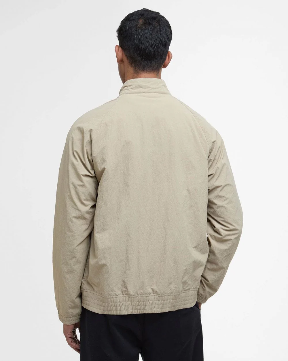 Barbour Sum Royston Mens Showerproof Jacket - Washed Stone - Image 6