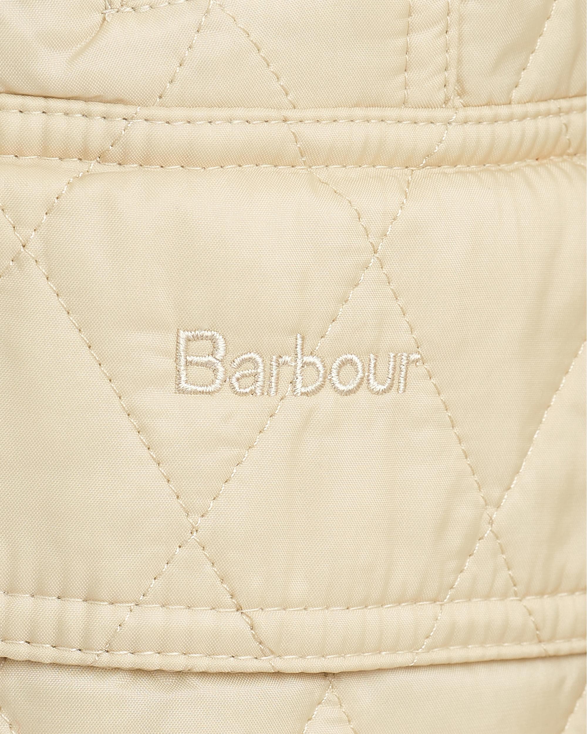 Barbour Summer Beadnell Womens Quilted Jacket - Pearl - Image 8