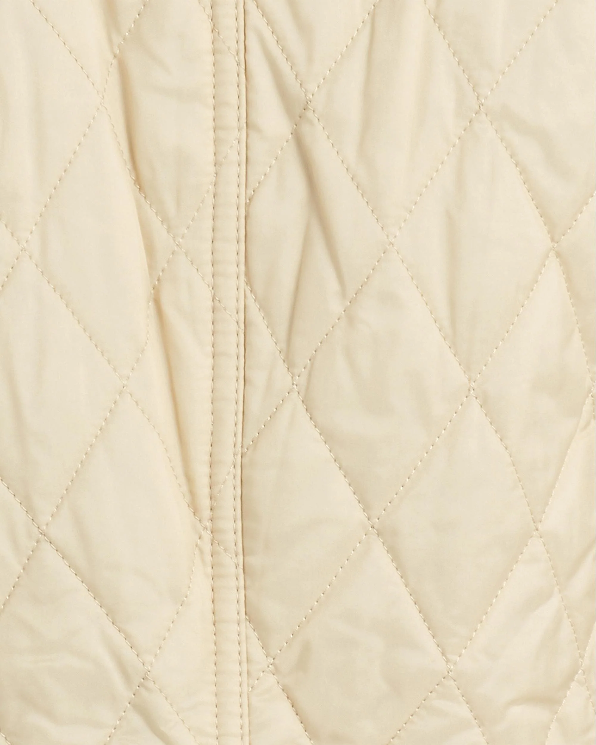 Barbour Summer Beadnell Womens Quilted Jacket - Pearl - Image 9
