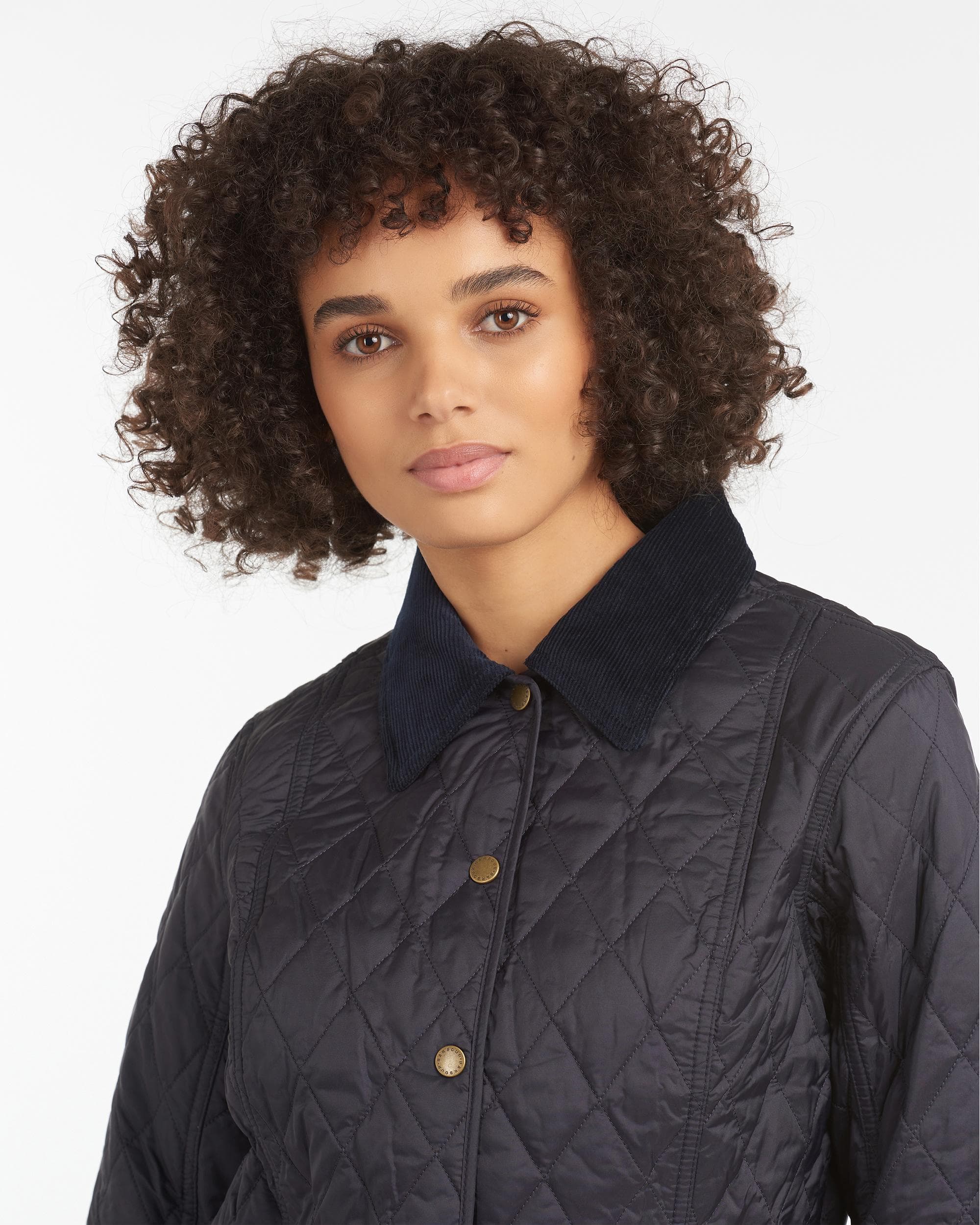 Barbour Summer Liddesdale Womens Jacket - Navy/Pearl - Image 2
