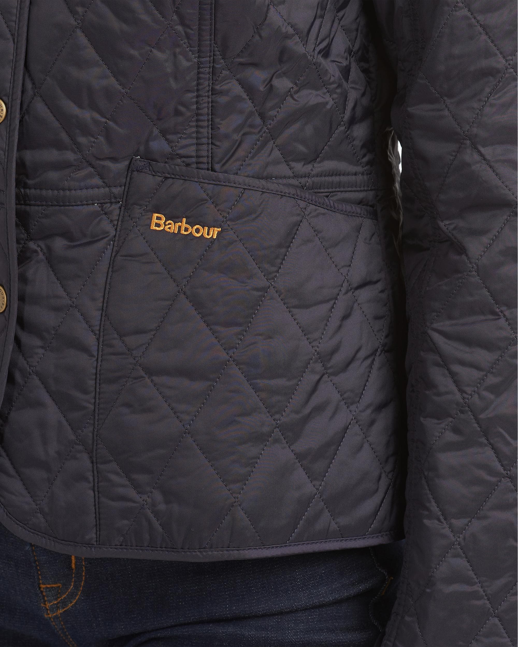 Barbour Summer Liddesdale Womens Jacket - Navy/Pearl - Image 3