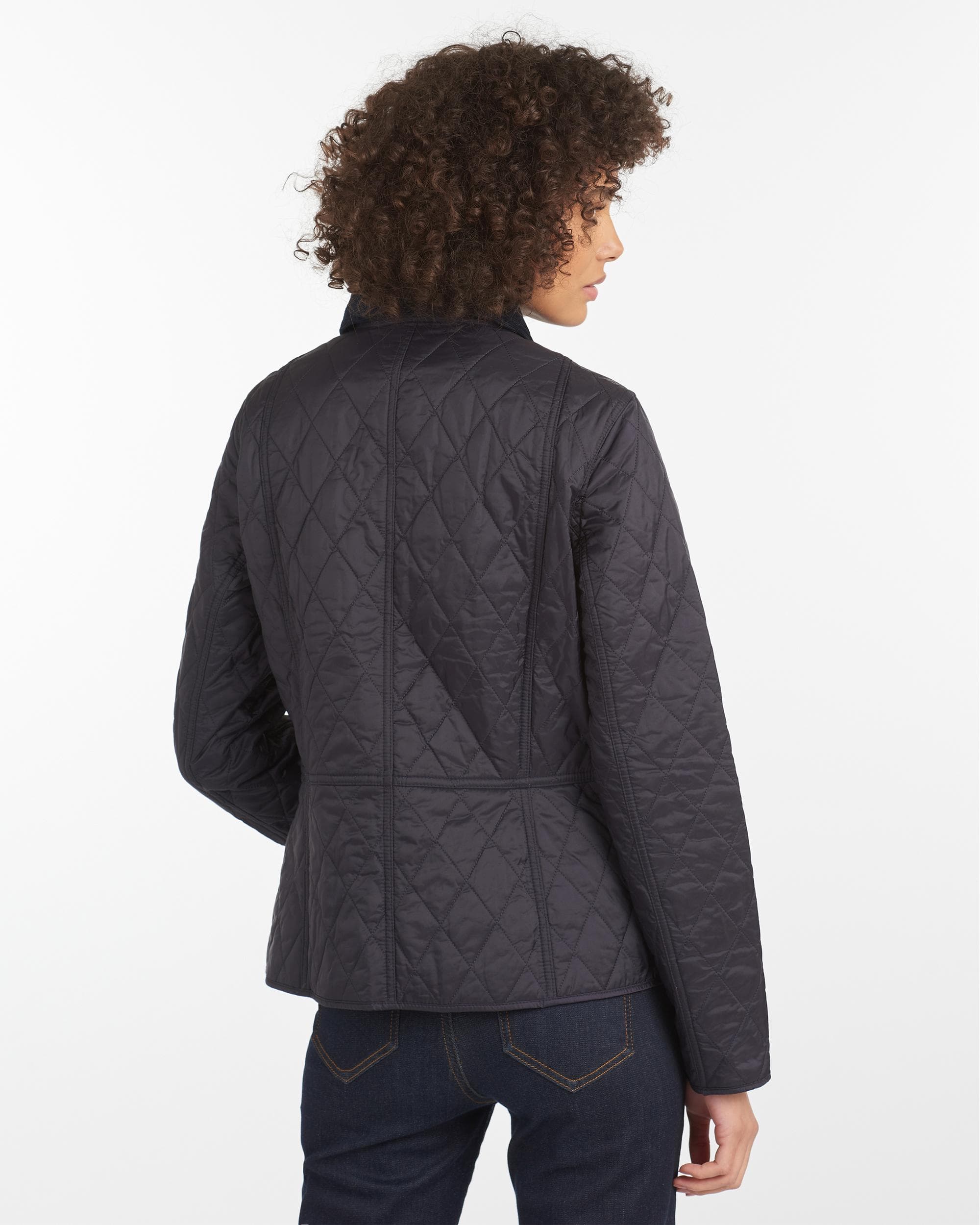 Barbour Summer Liddesdale Womens Jacket - Navy/Pearl - Image 5