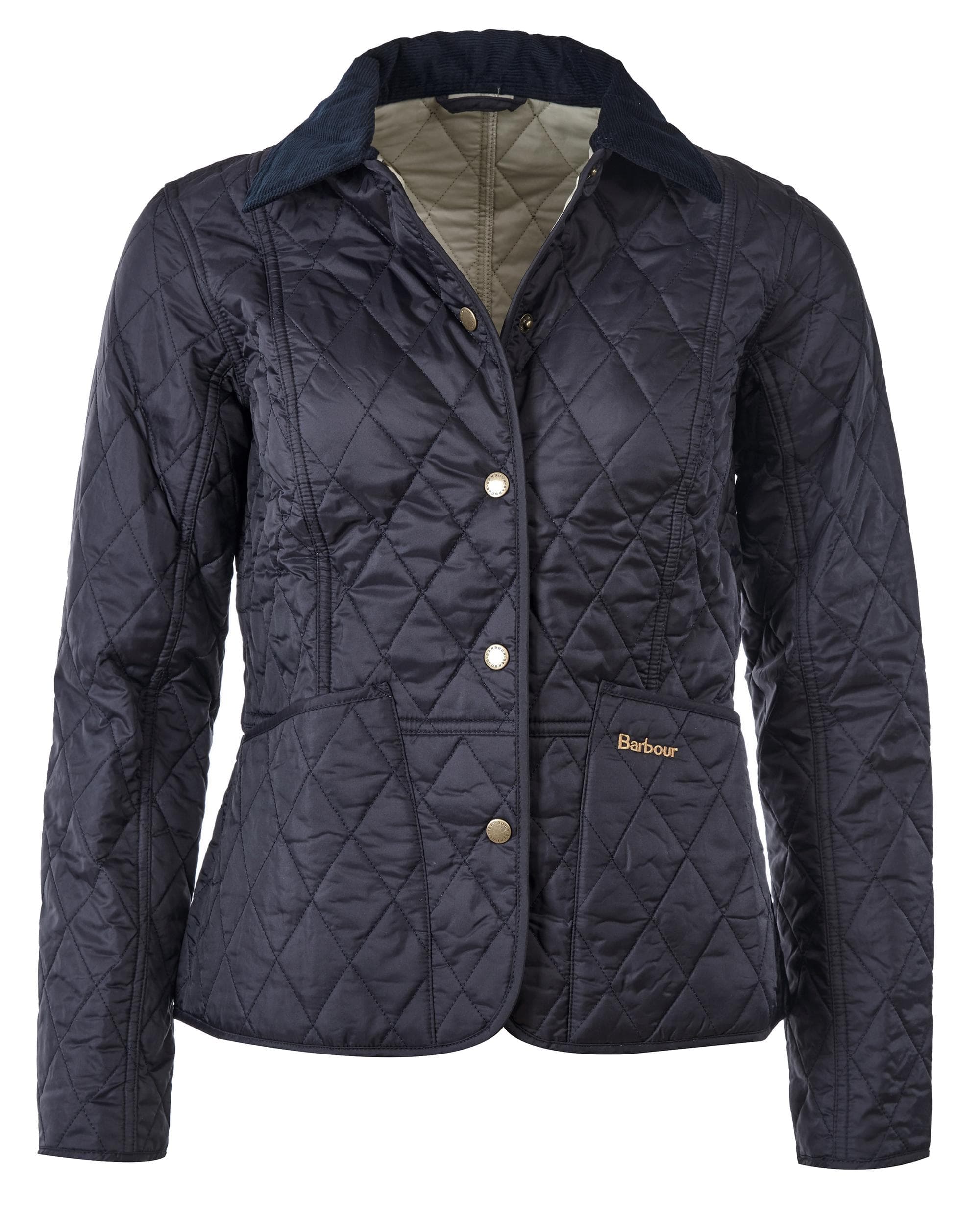 Barbour Summer Liddesdale Womens Jacket - Navy/Pearl - Image 8