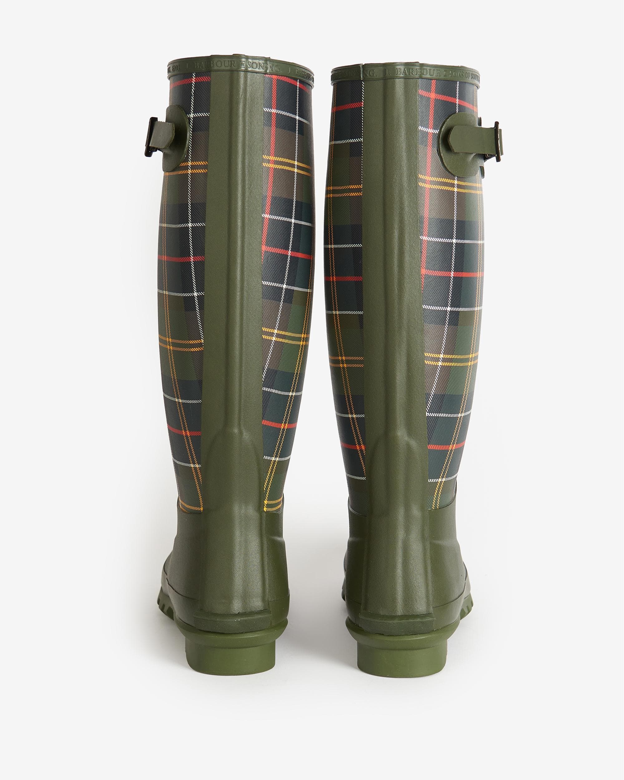 Barbour Tartan Bede Womens Wellies - Image 4