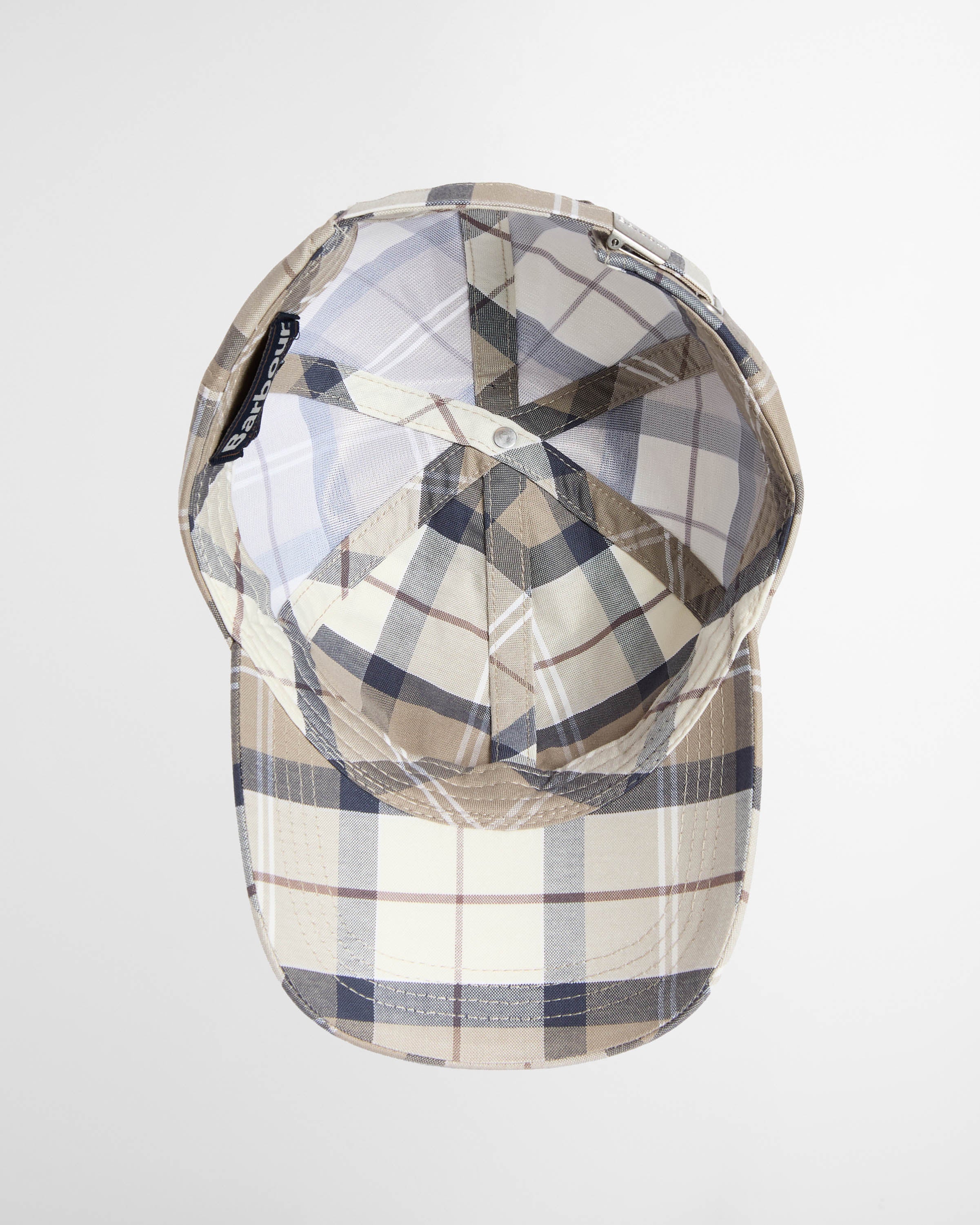 Barbour Tartan Mens Sports Cap - Oban Mist Tartan - Image 2