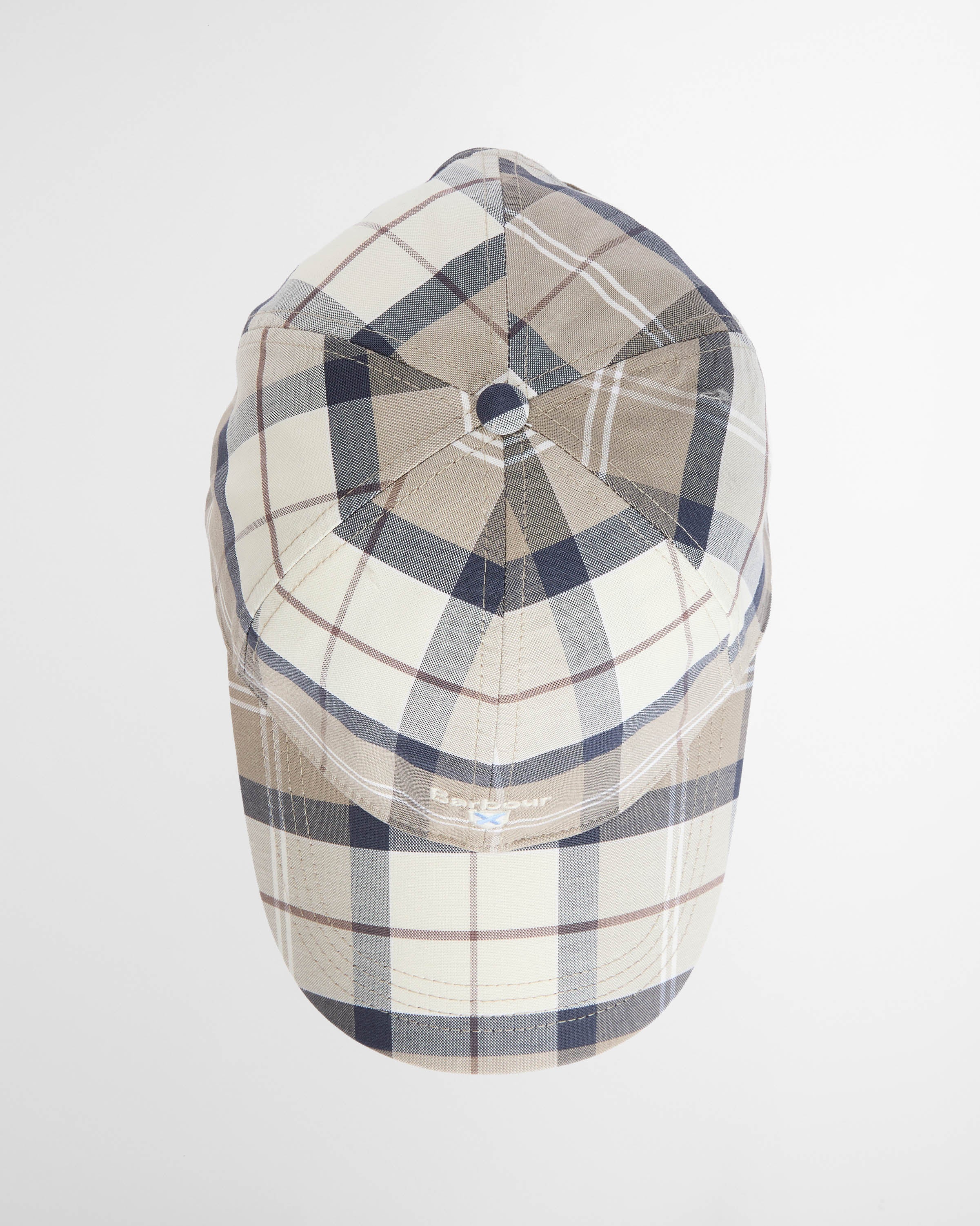 Barbour Tartan Mens Sports Cap - Oban Mist Tartan - Image 3