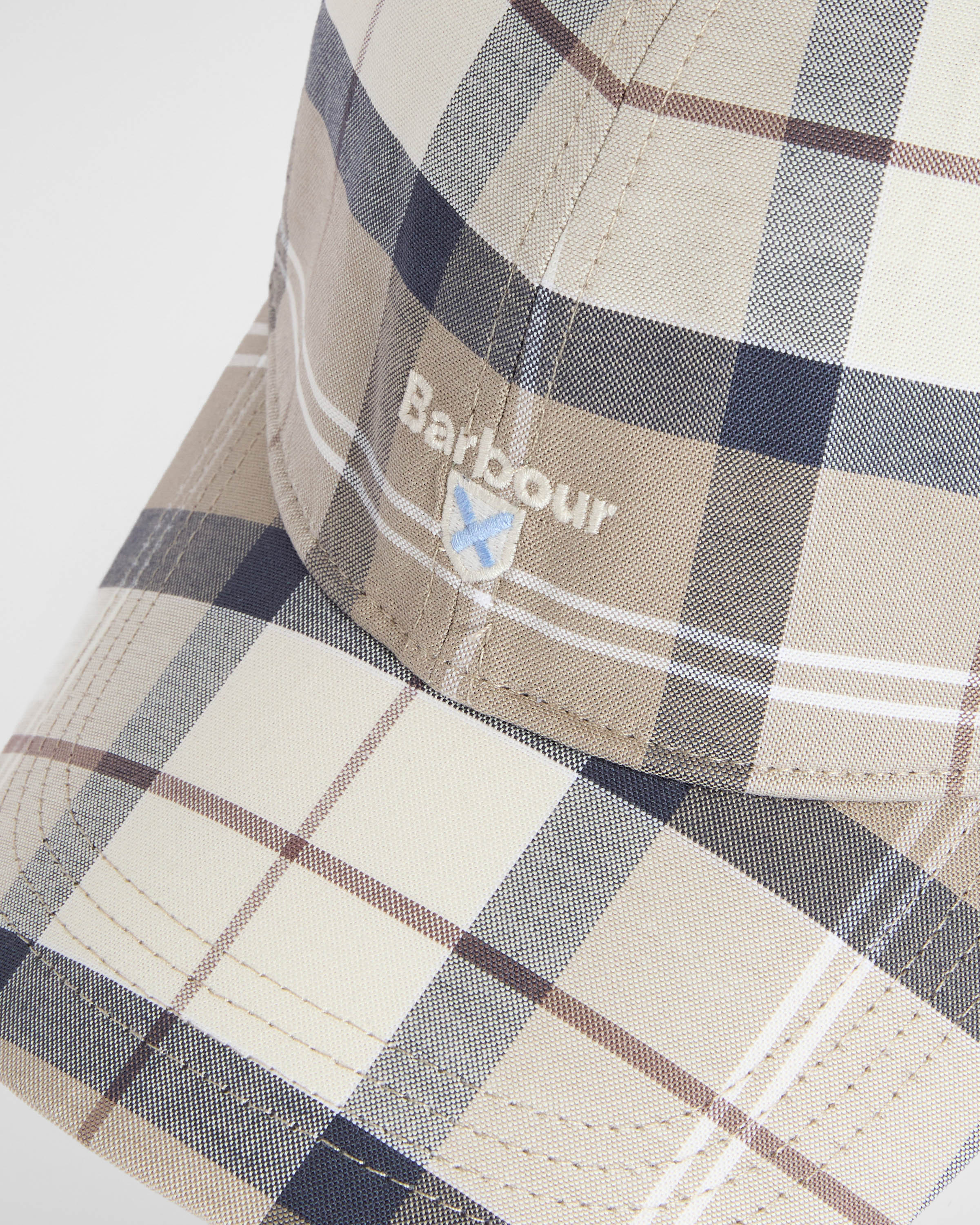 Barbour Tartan Mens Sports Cap - Oban Mist Tartan - Image 4