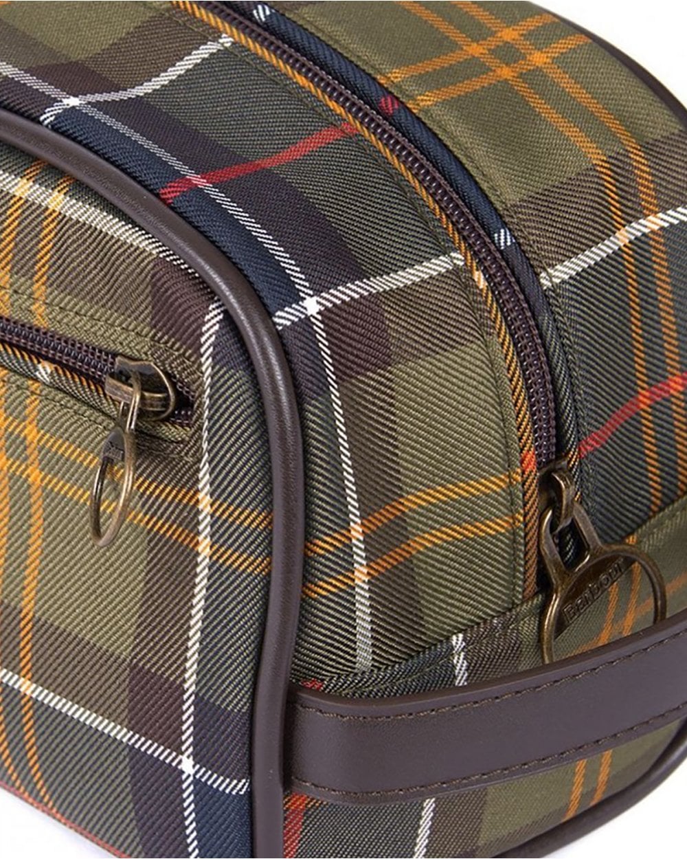Barbour Tartan Mens Washbag - Classic Tartan - Image 3