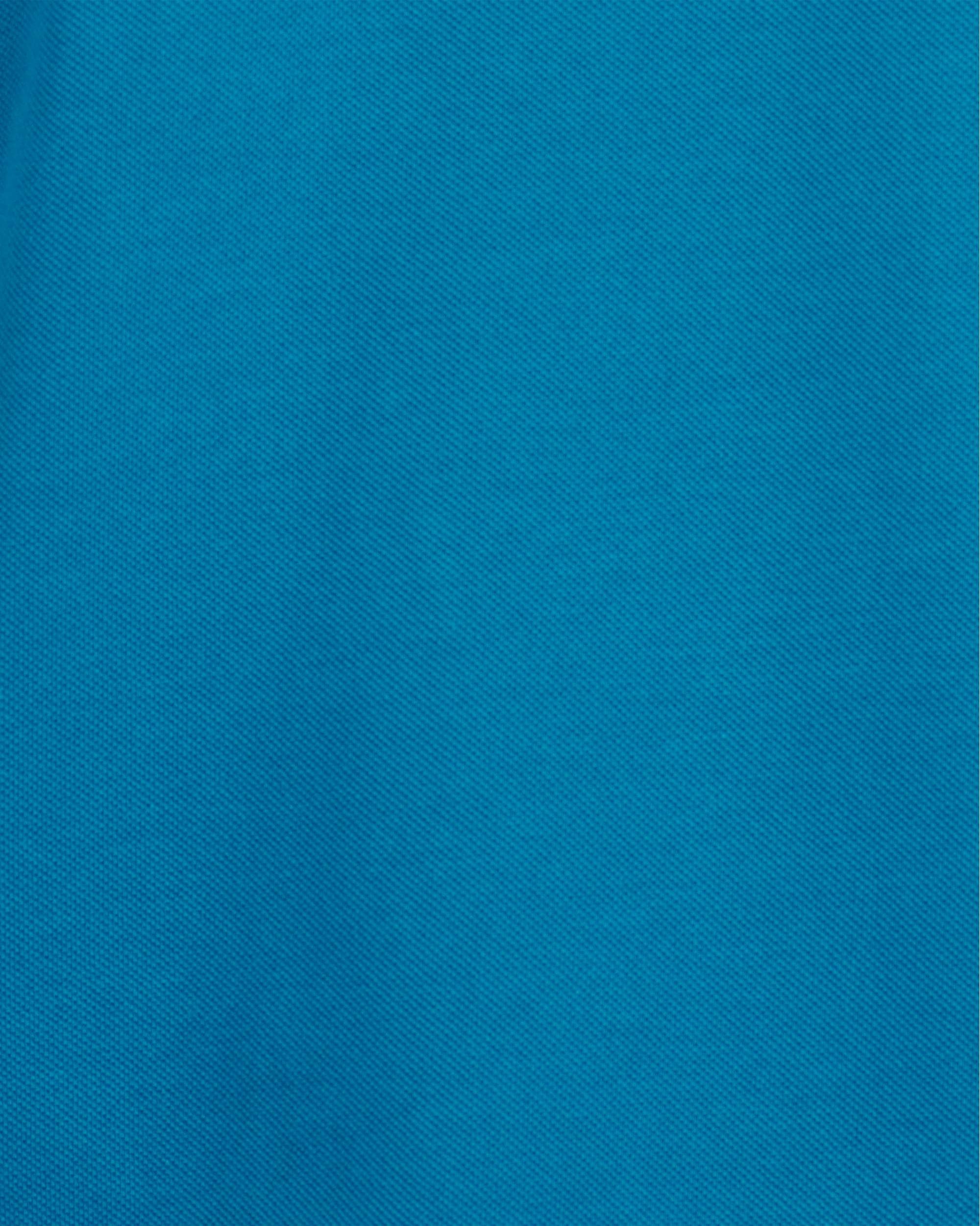 Barbour Tartan Pique Mens Polo - Lyons Blue - Image 6