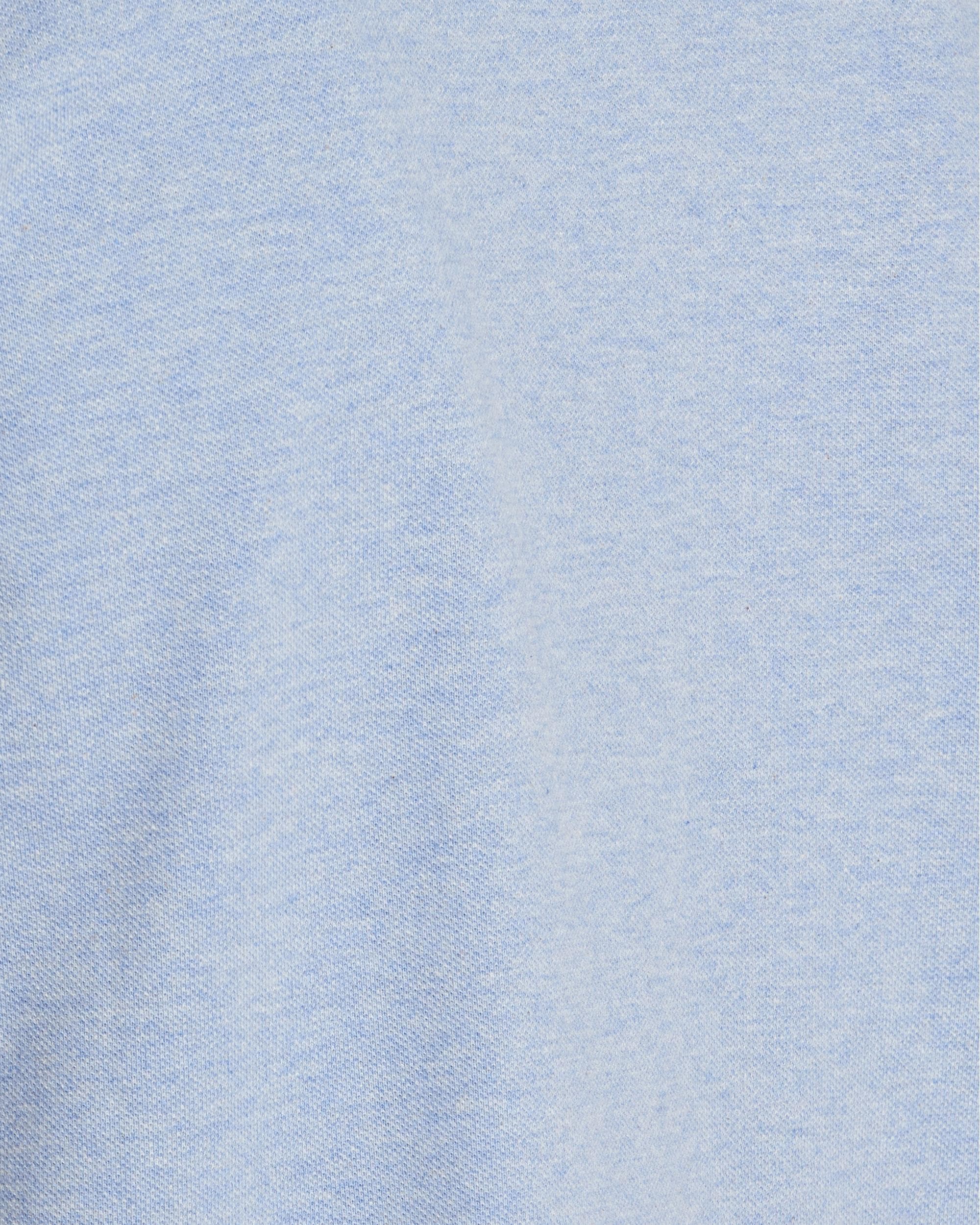 Barbour Tartan Pique Mens Polo - Sky Marl/Dress - Image 6