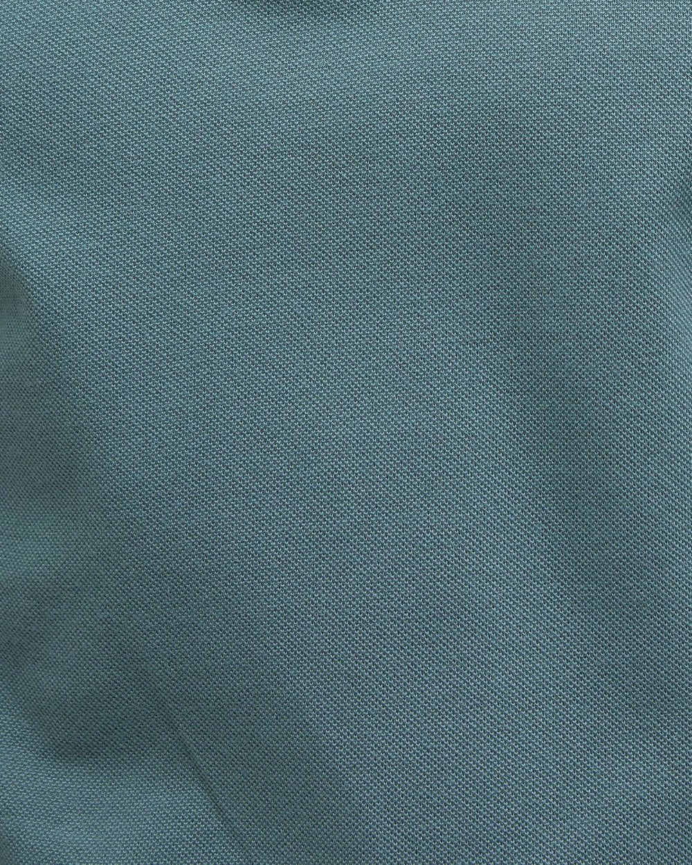 Barbour Tartan Pique Mens Polo - Vintage Teal - Image 6