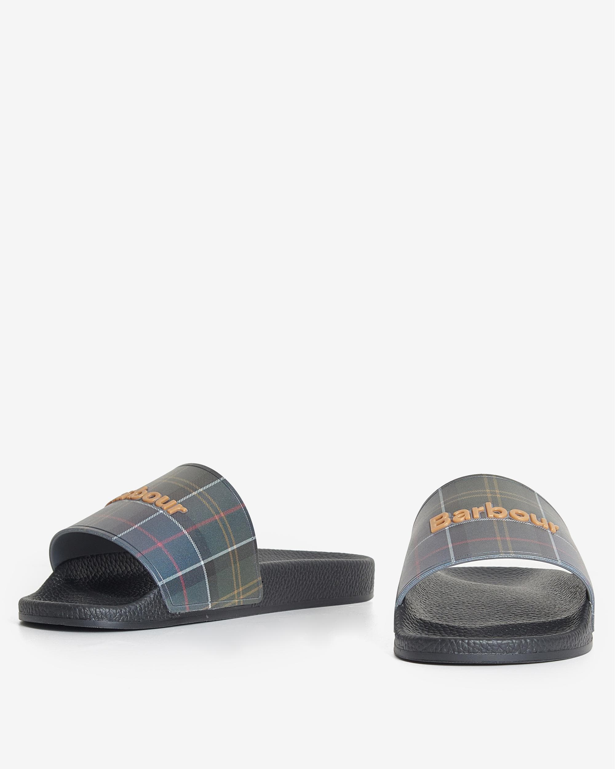 Barbour Tartan Slider Mens Sandals - Image 2