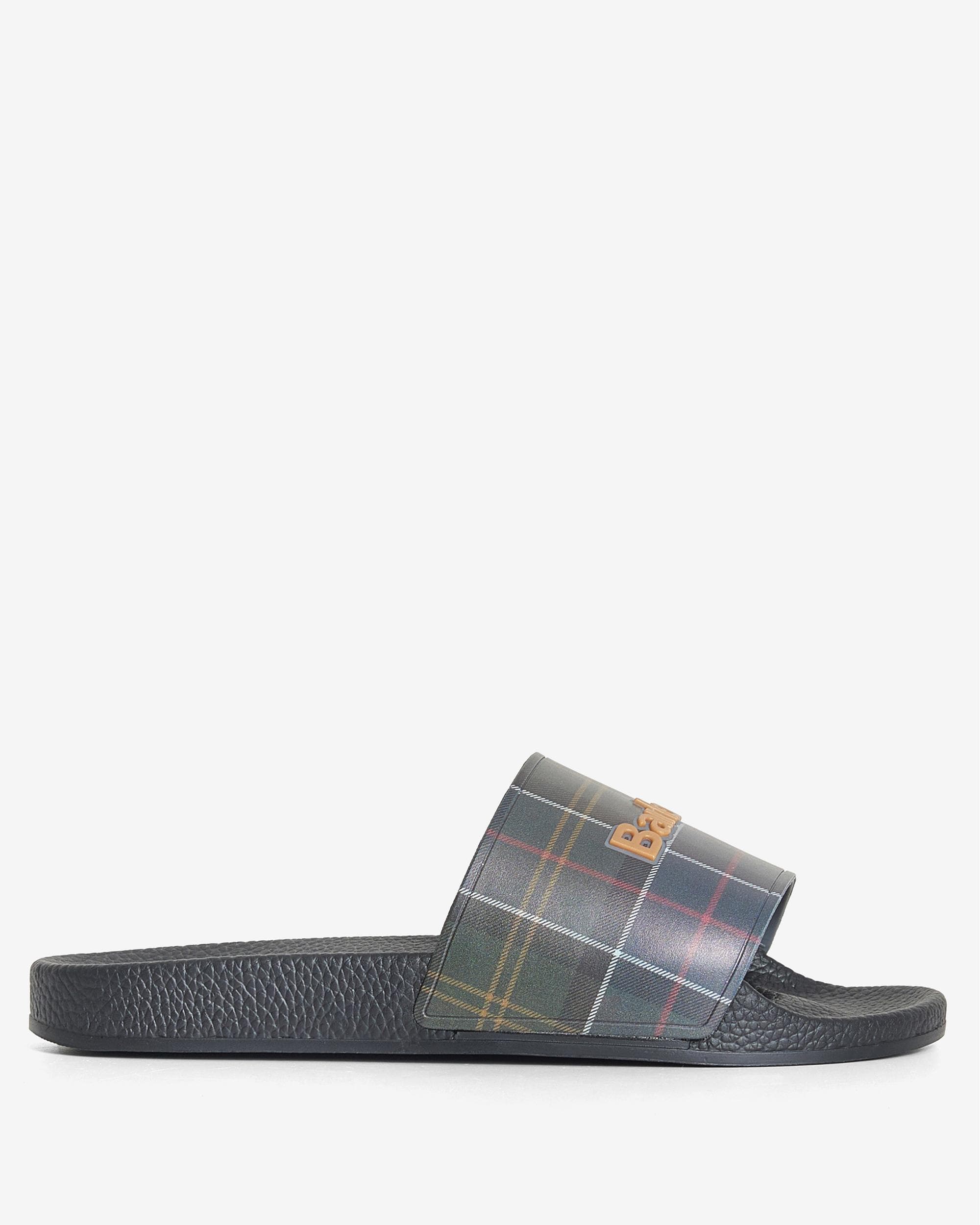 Barbour Tartan Slider Mens Sandals - Image 6