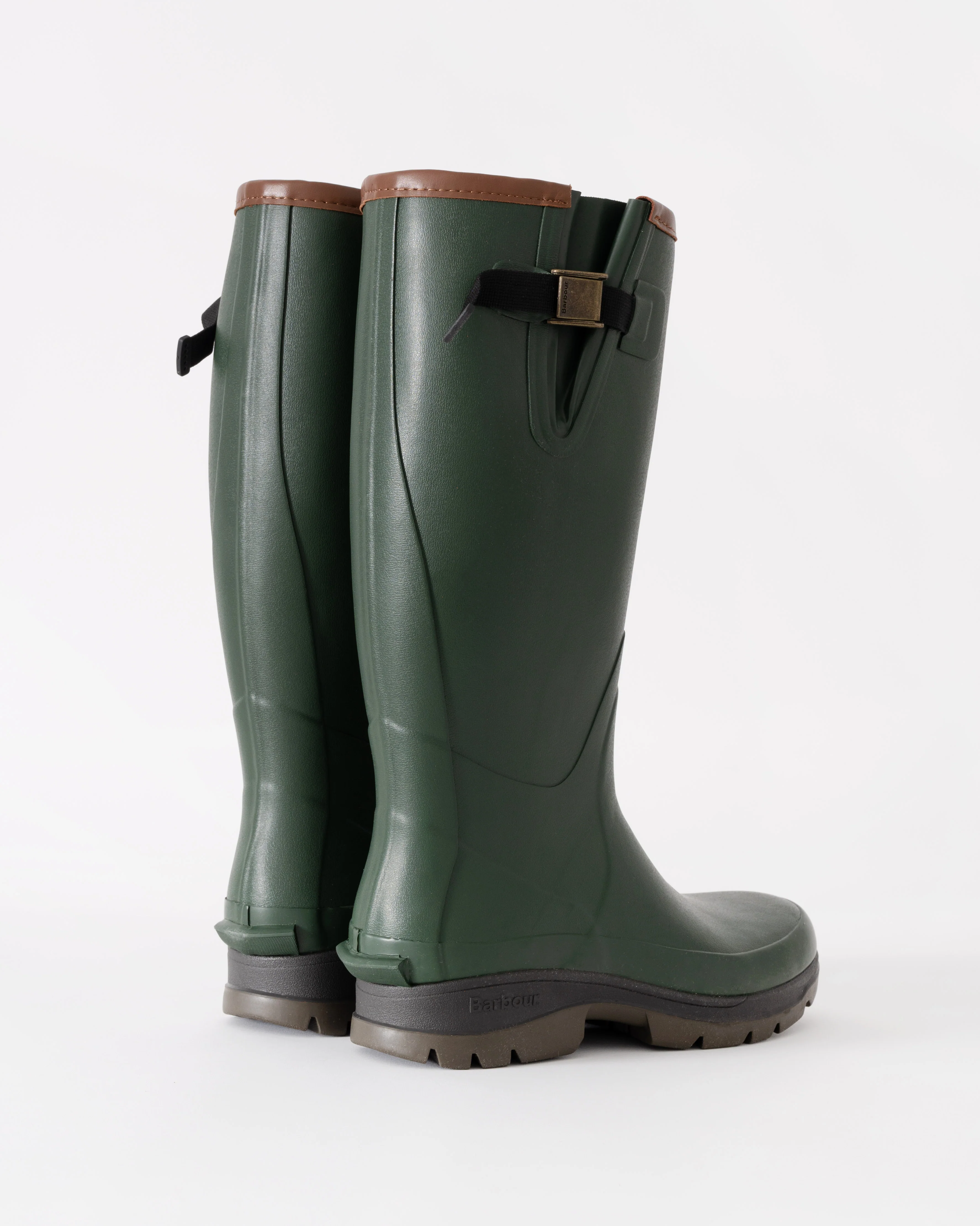 Barbour Tempest Mens Wellingtons - Olive - Image 4