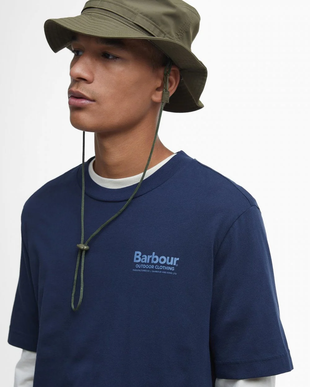 Barbour Thornley Mens Relaxed Fit Graphic T-Shirt - Image 4