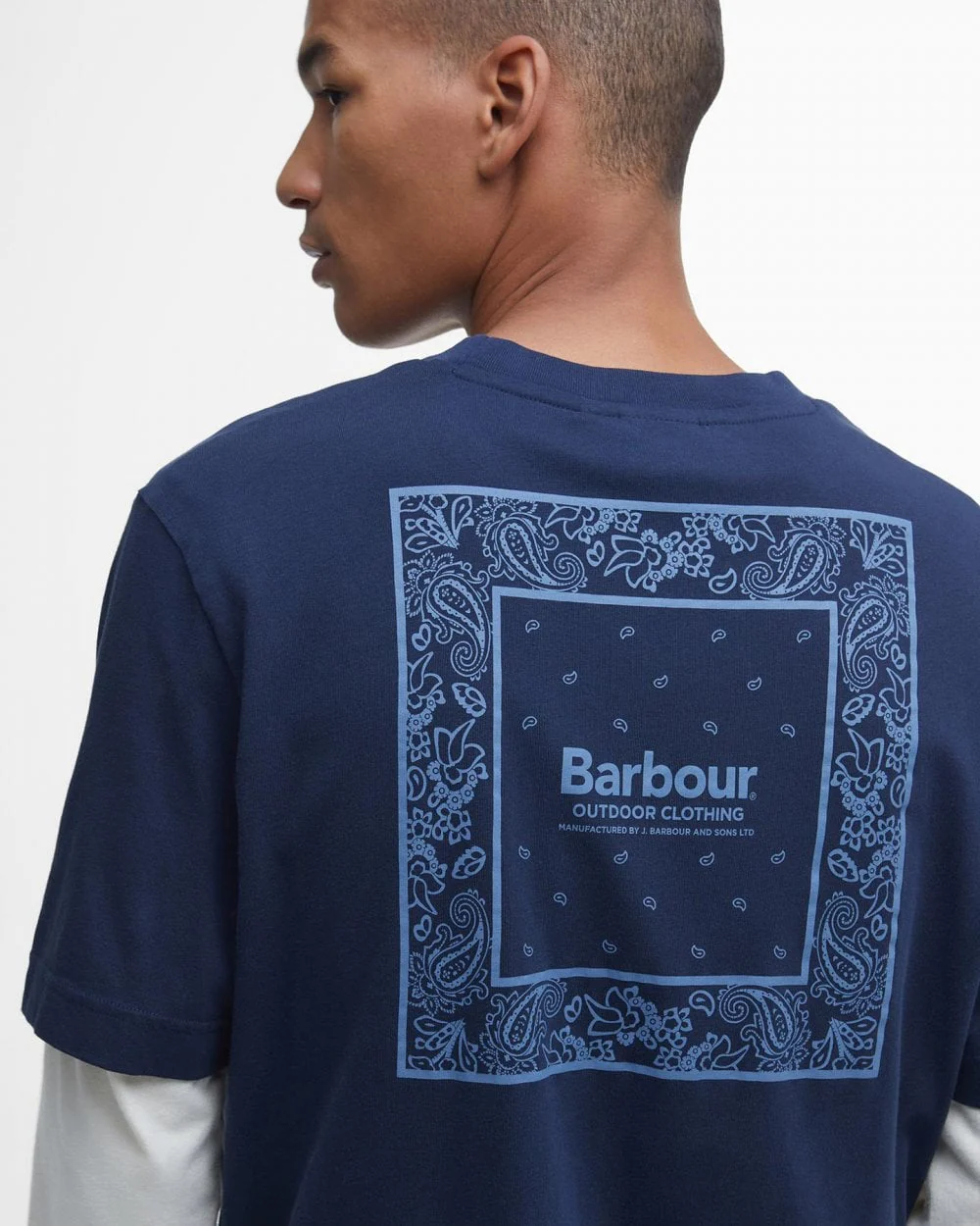 Barbour Thornley Mens Relaxed Fit Graphic T-Shirt - Image 6