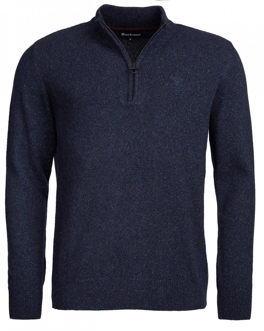 Barbour Tisbury Half Zip Mens Sweatshirt - Navy - Image 7