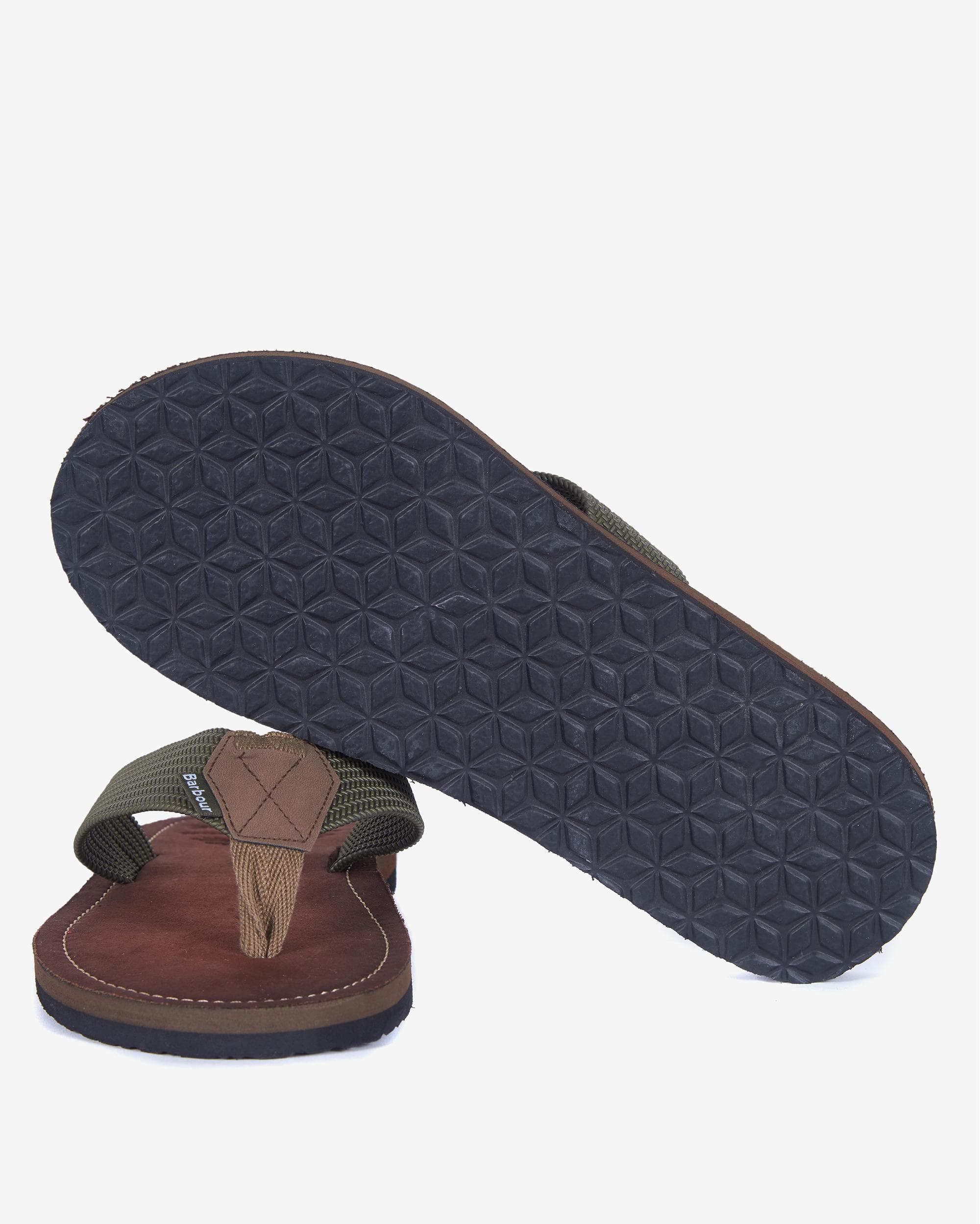 Barbour Toeman Mens Sandal - Olive - Image 4