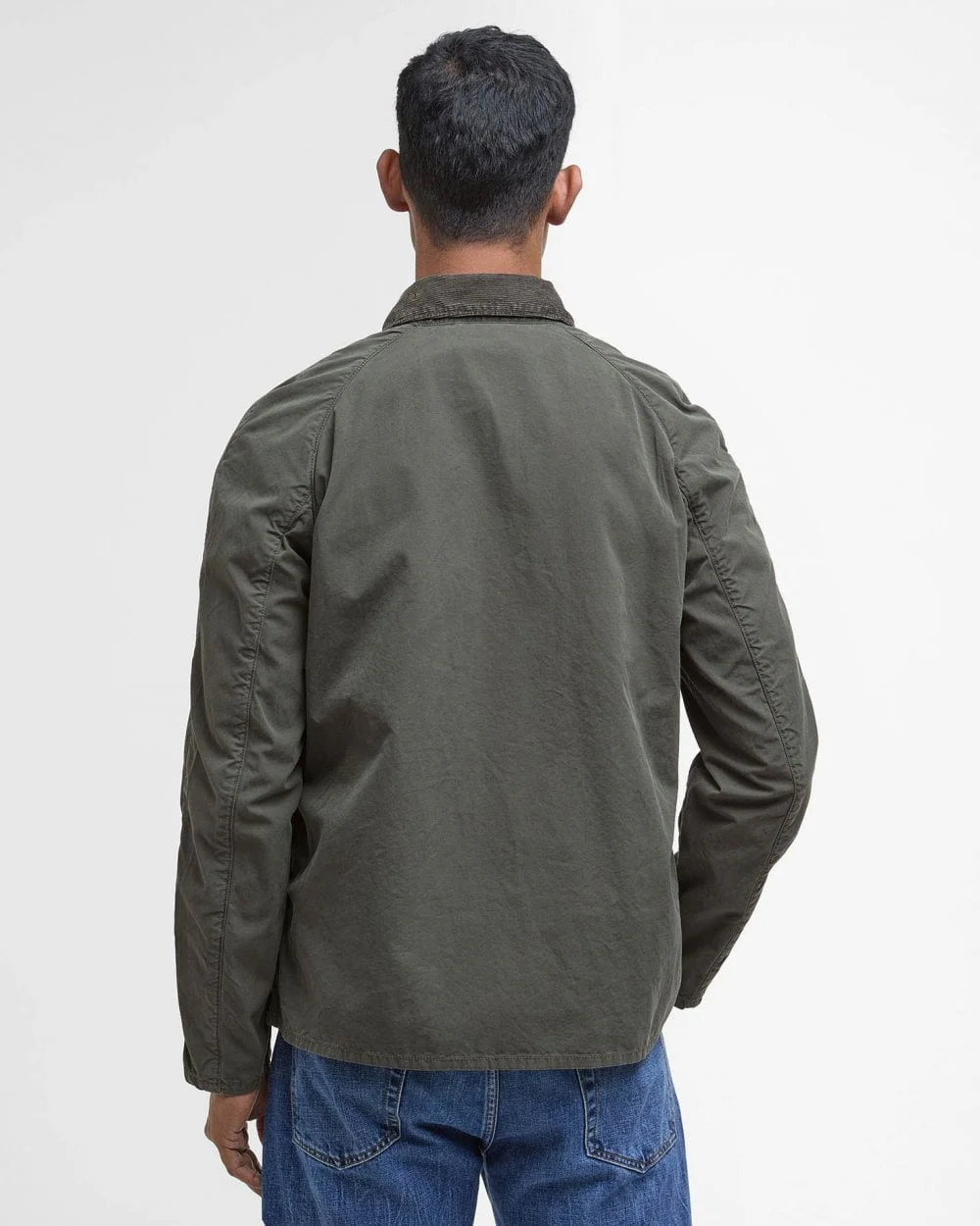 Barbour Tracker Mens Casual Jacket - Olive - Image 6