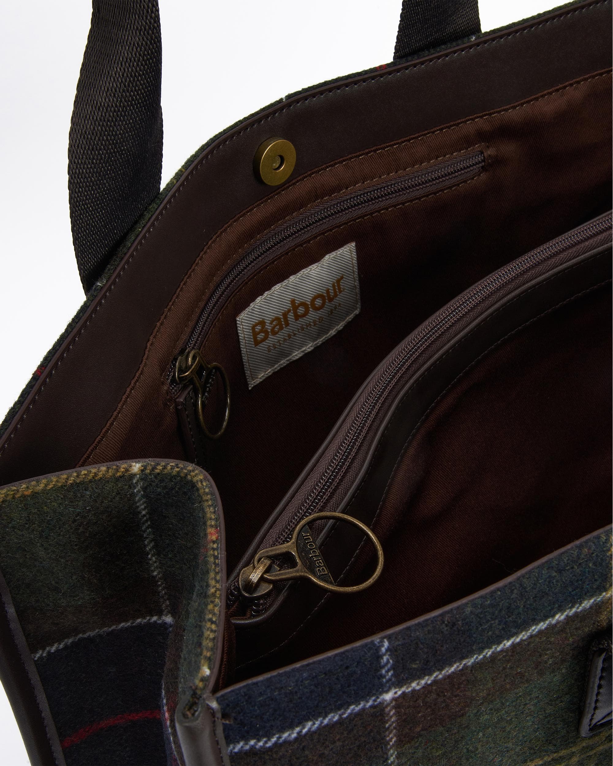 Barbour Turnberry Womens Tartan Tote Bag - Image 5
