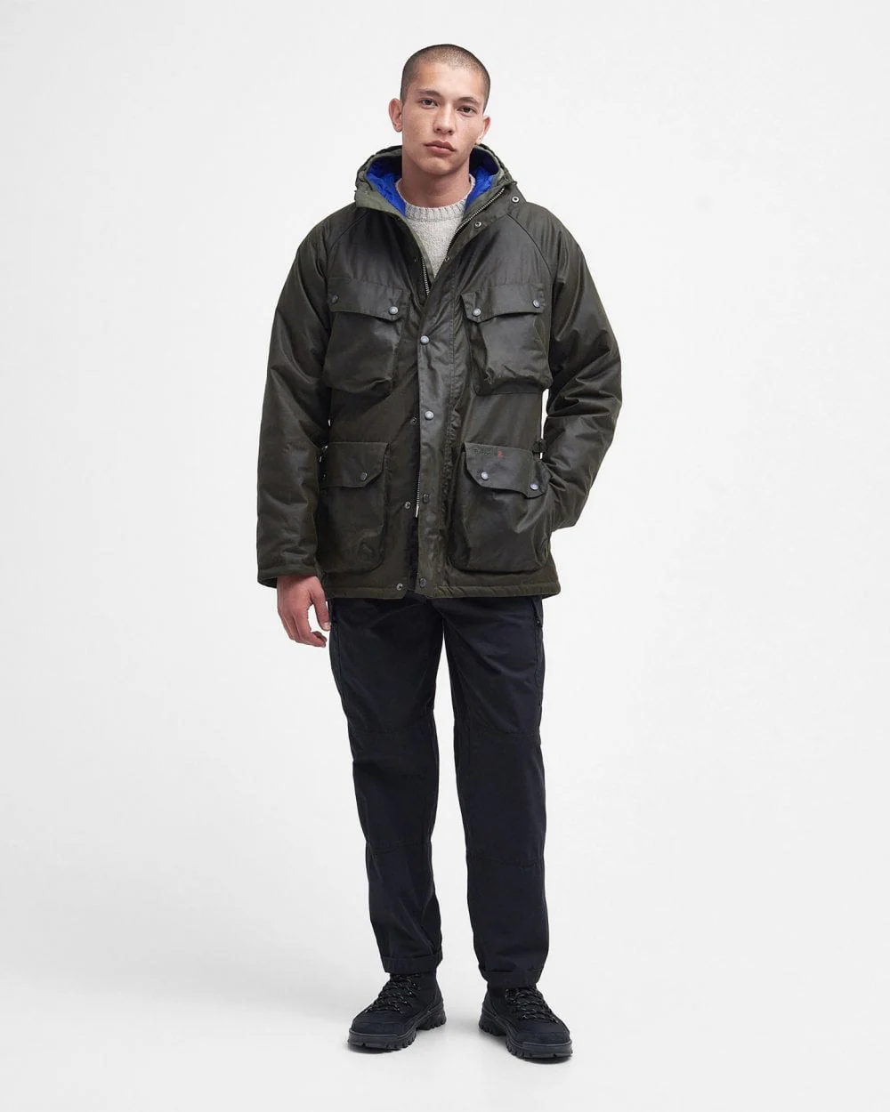 Barbour Valley Mens Wax Jacket - Image 3