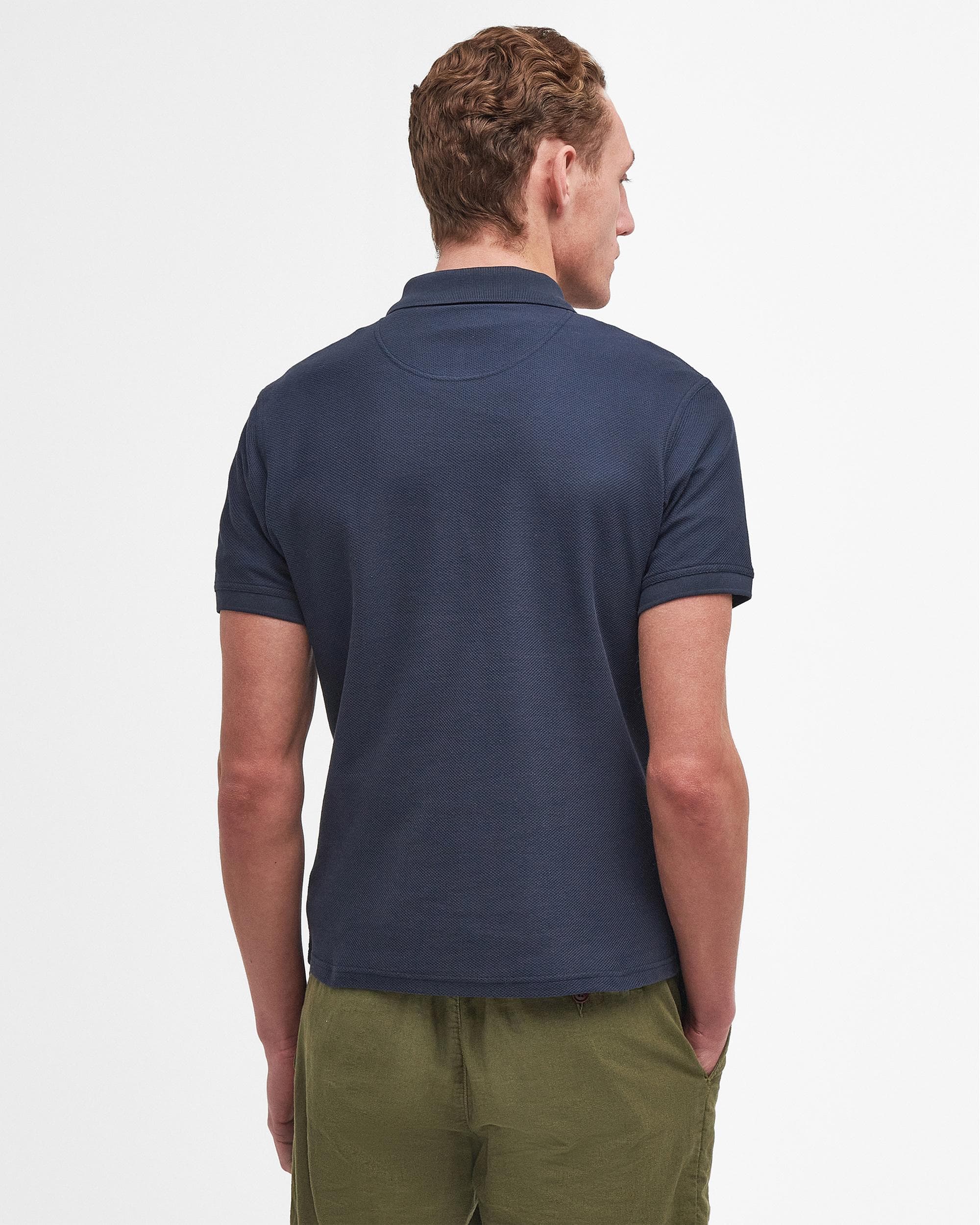 Barbour Wadworth Mens Tailored Zip Polo Shirt - Image 4