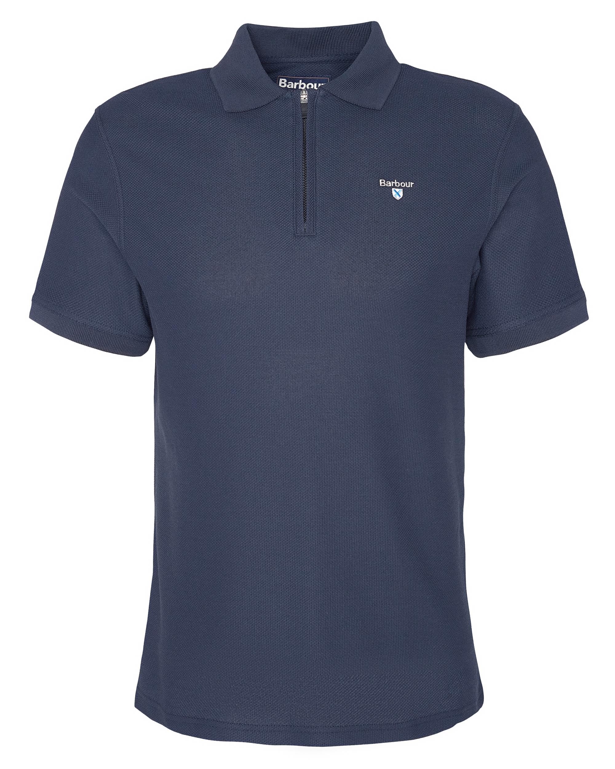 Barbour Wadworth Mens Tailored Zip Polo Shirt - Image 7