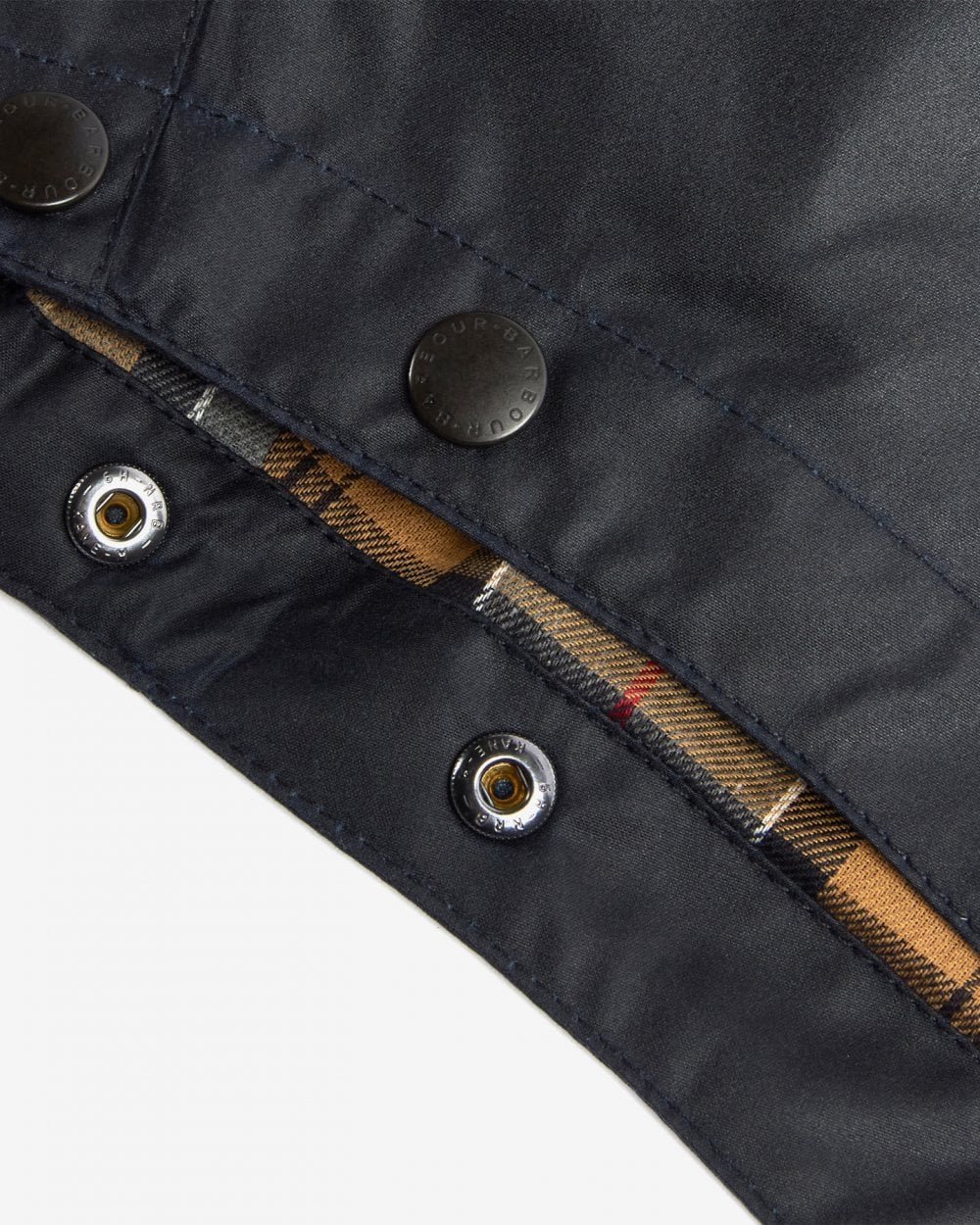 Barbour Wax Cotton Hood - Navy - Image 2
