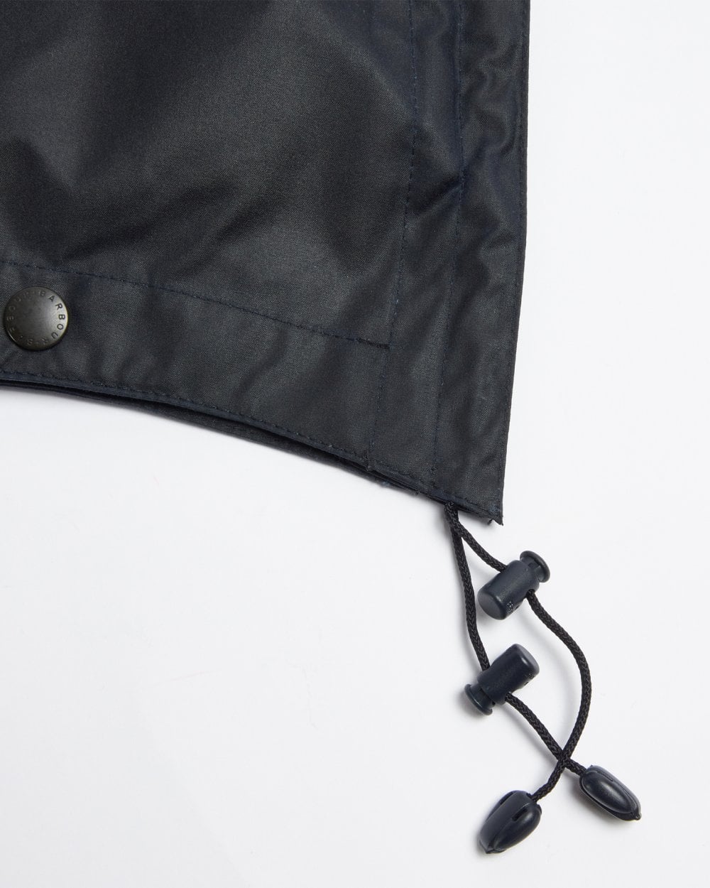 Barbour Wax Cotton Hood - Navy - Image 3