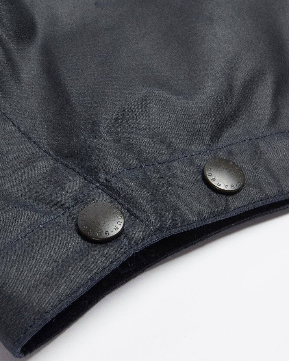 Barbour Wax Cotton Hood - Navy - Image 4