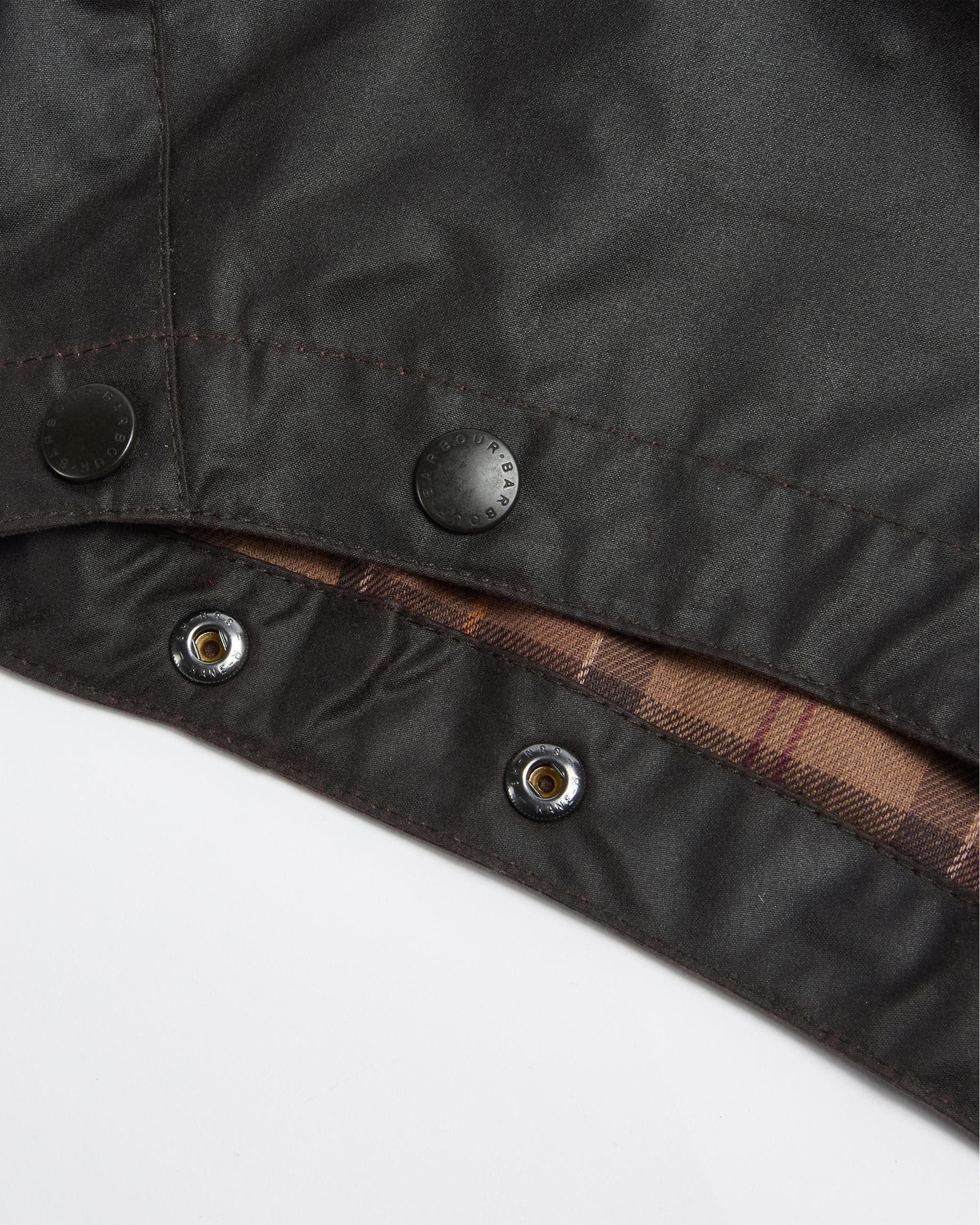 Barbour Wax Cotton Hood - Rustic - Image 2