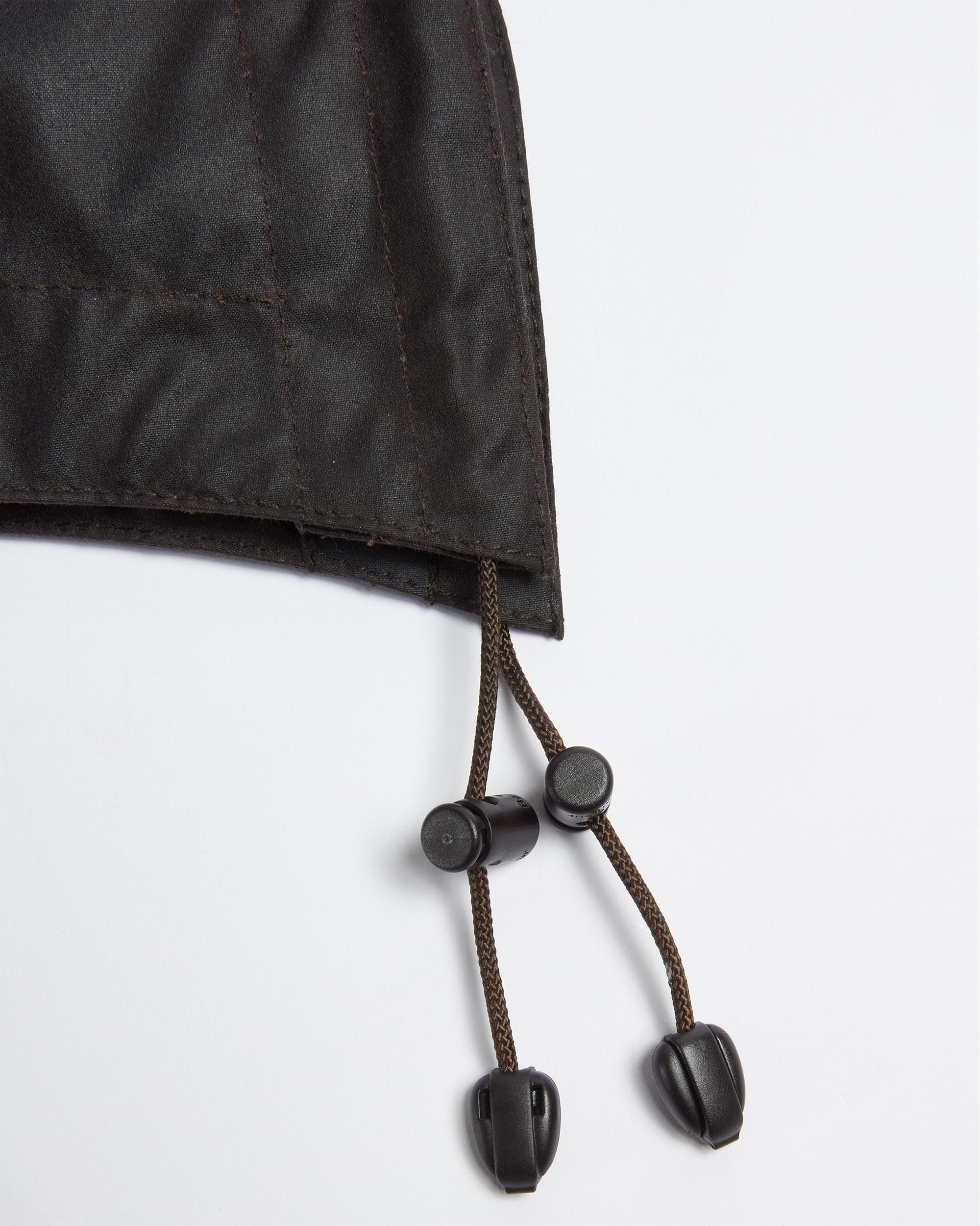 Barbour Wax Cotton Hood - Rustic - Image 3